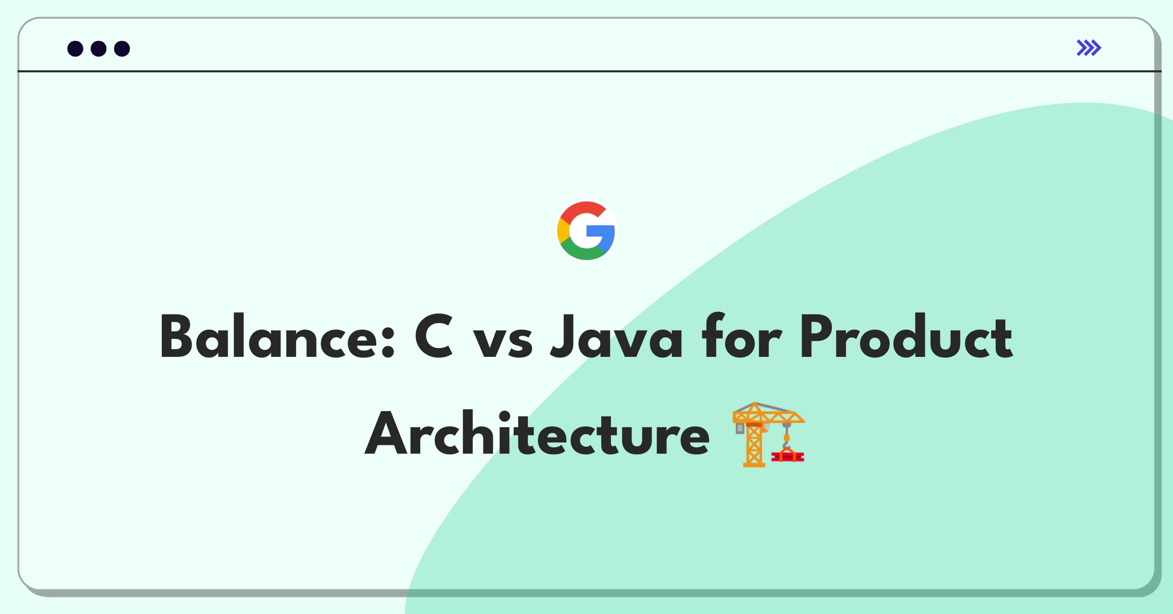 Product Management Technical Question: Comparing C and Java programming languages for software development