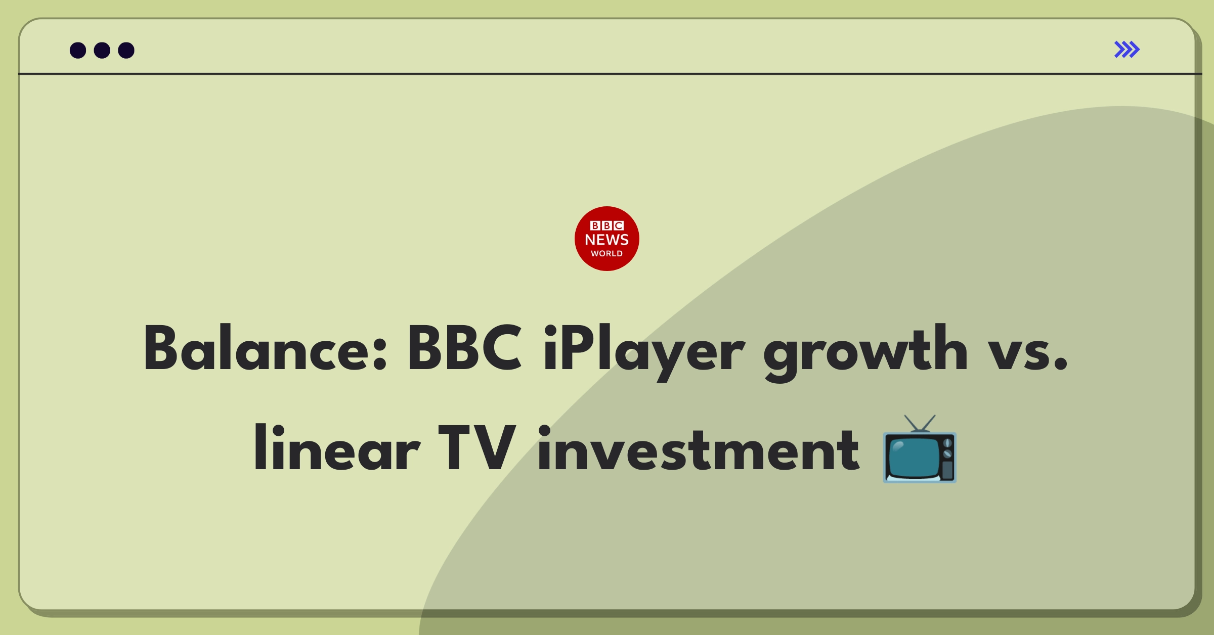 Product Management Trade-Off Question: BBC streaming catalog expansion versus linear TV content investment