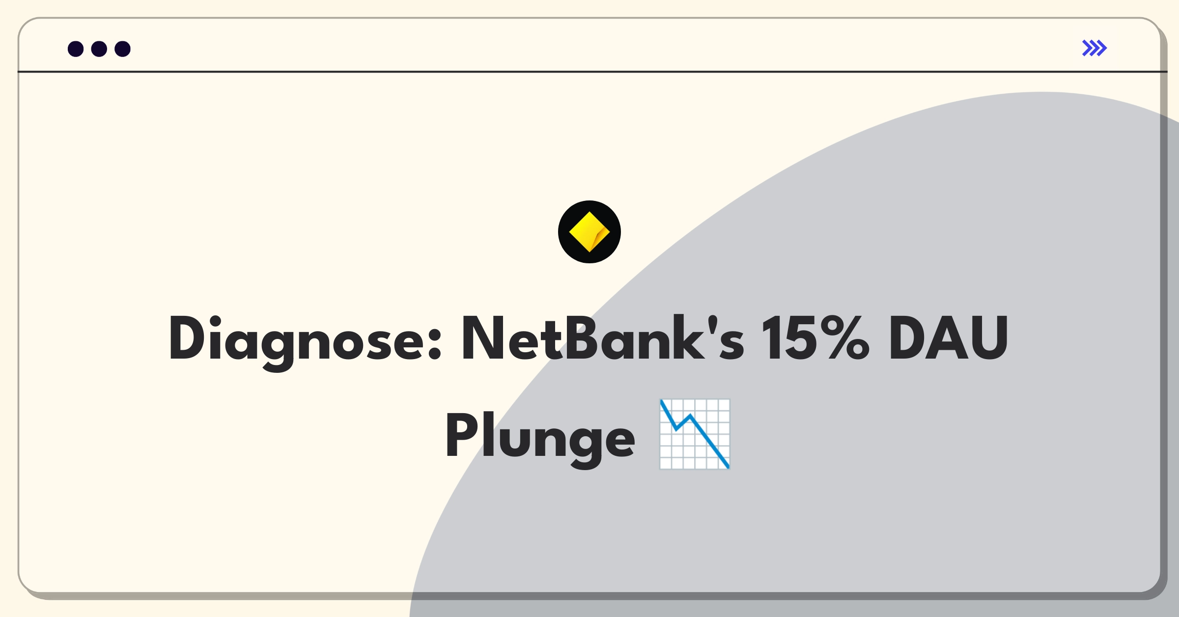 Product Management Root Cause Analysis Question: Investigating mobile banking app user decline