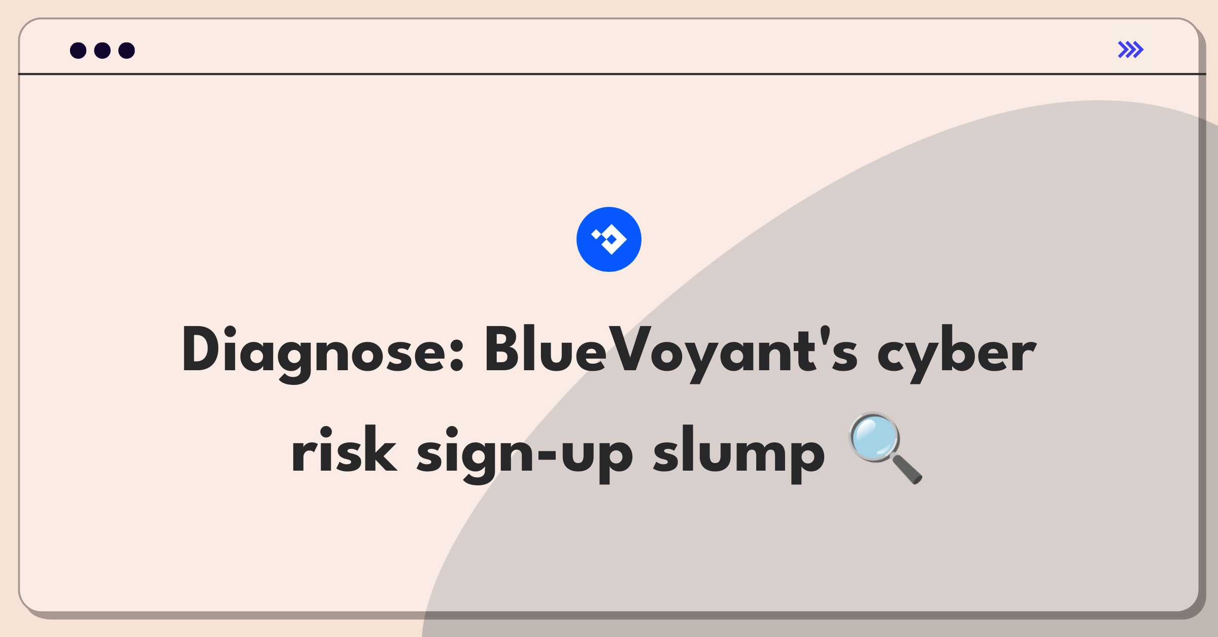 Product Management Root Cause Analysis Question: Investigating BlueVoyant's customer acquisition decline in cybersecurity platform