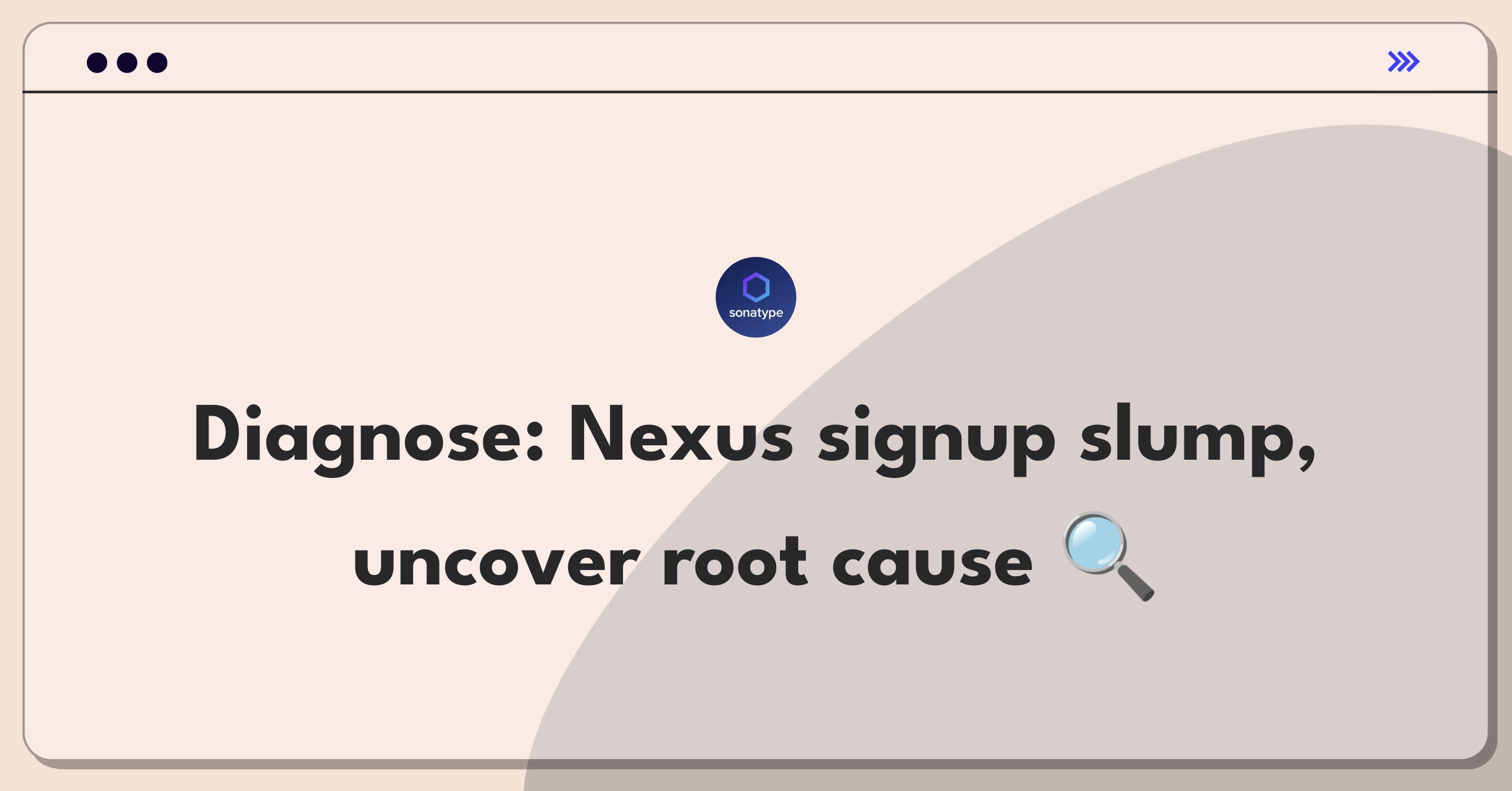 Product Management Root Cause Analysis Question: Investigating decline in new user signups for software repository tool