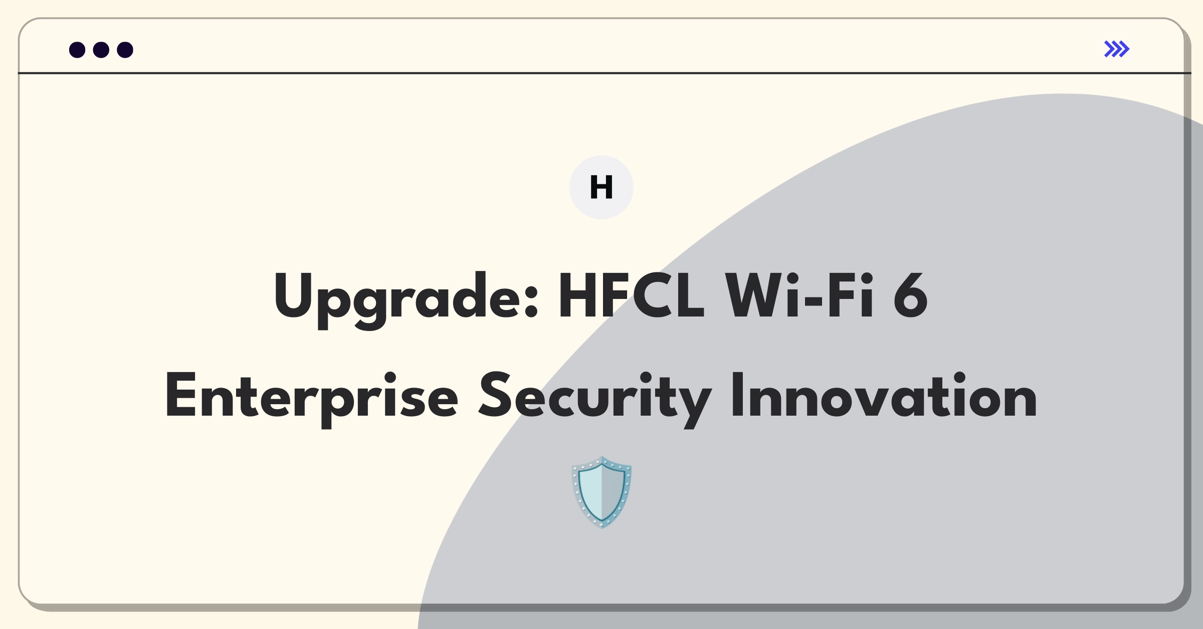 Product Management Improvement Question: HFCL Wi-Fi 6 access point security enhancement for enterprise customers