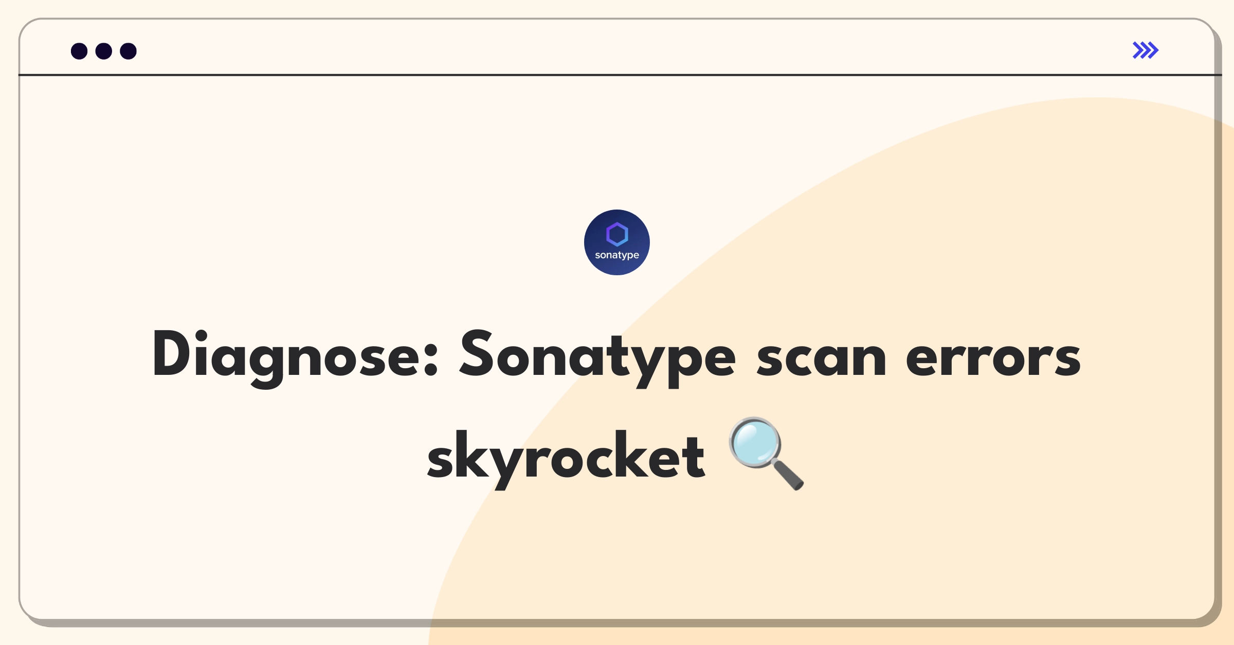 Product Management Root Cause Analysis Question: Investigating increased error rates in Sonatype's Lifecycle component scans