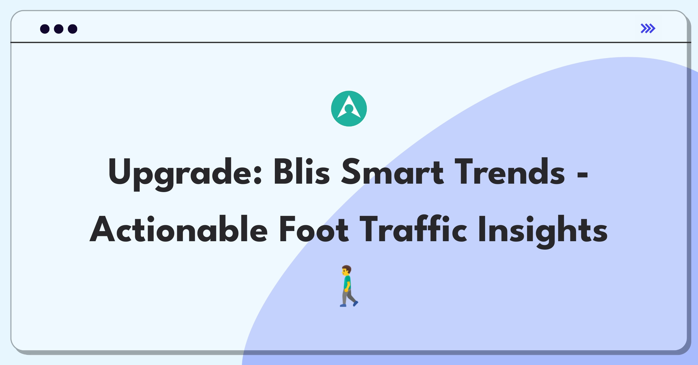 Product Management Improvement Question: Enhancing Blis Smart Trends platform for actionable retail foot traffic intelligence