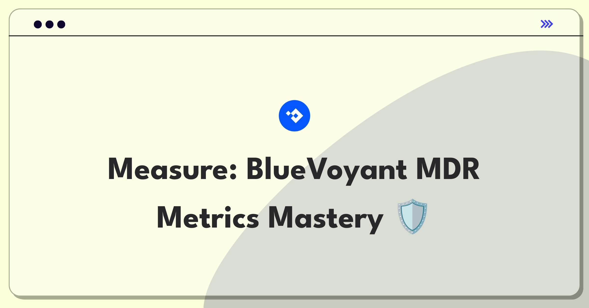 Product Management Success Metrics Question: Evaluating BlueVoyant's Managed Detection and Response service effectiveness