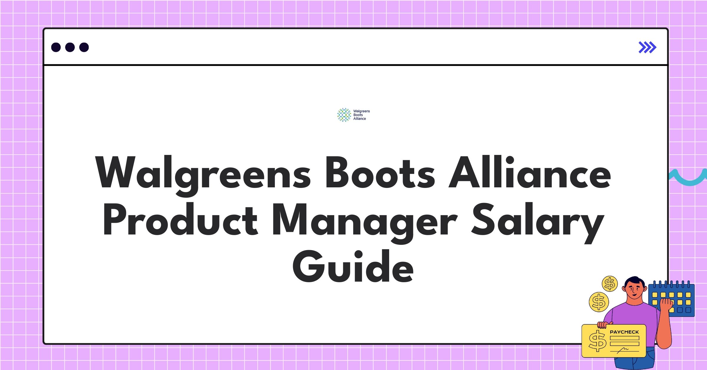 Infographic showing Walgreens Boots Alliance Product Manager salary ranges and compensation components for 2025
