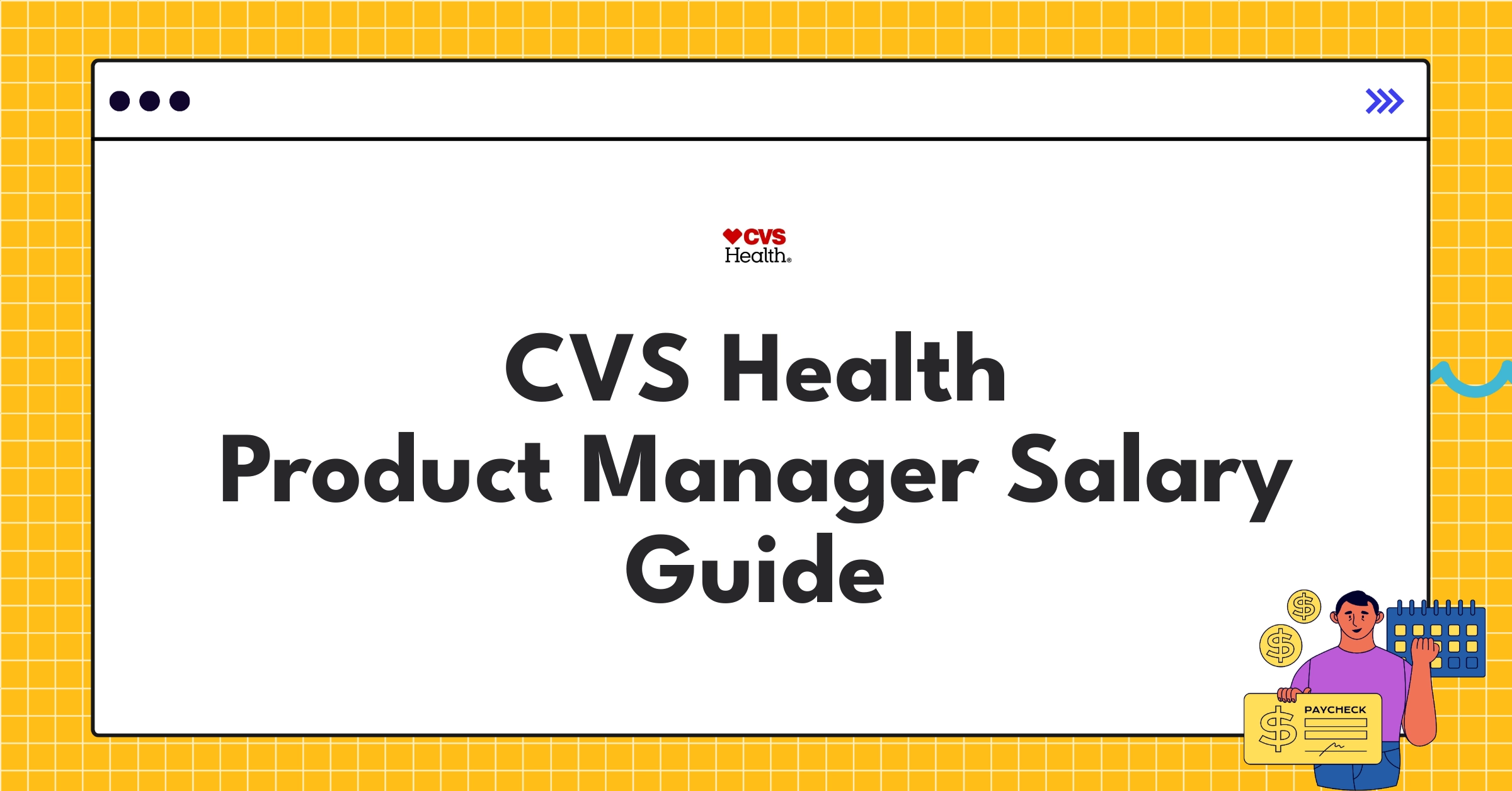 CVS Health Product Manager compensation chart showing salary ranges and benefits for 2025