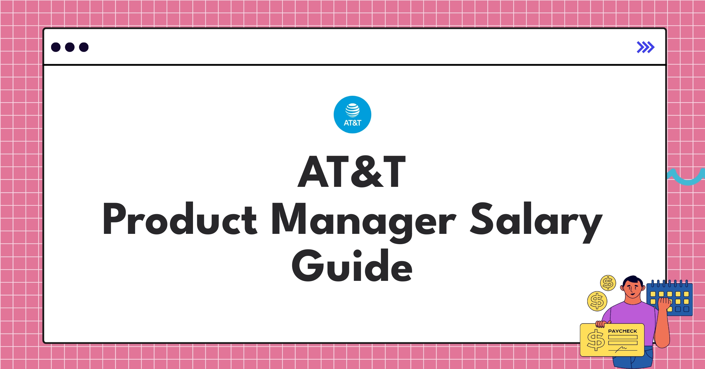 AT&T Product Manager compensation breakdown chart showing salary components and progression