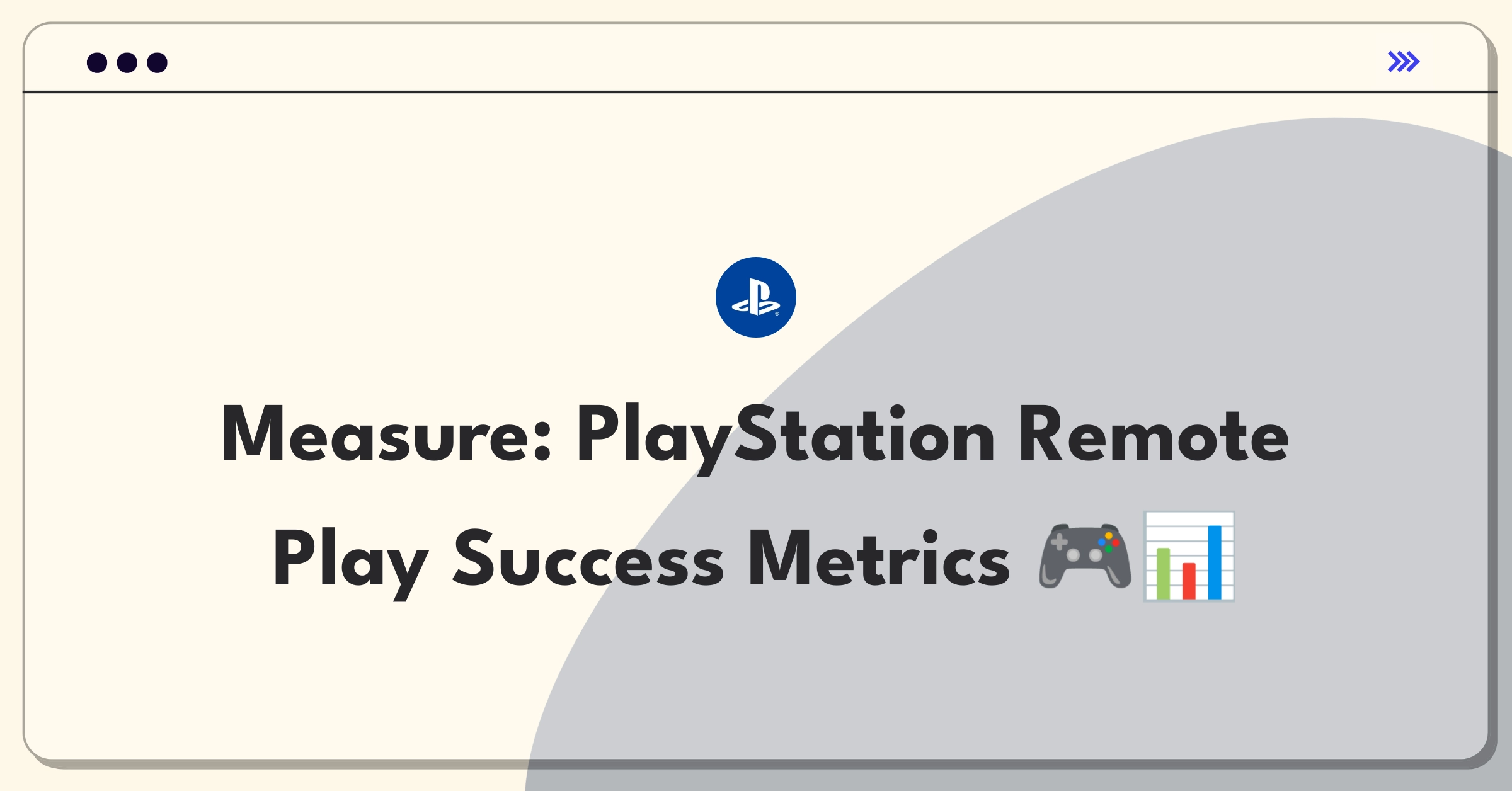 Product Management Analytics Question: Defining success metrics for PlayStation's Remote Play feature