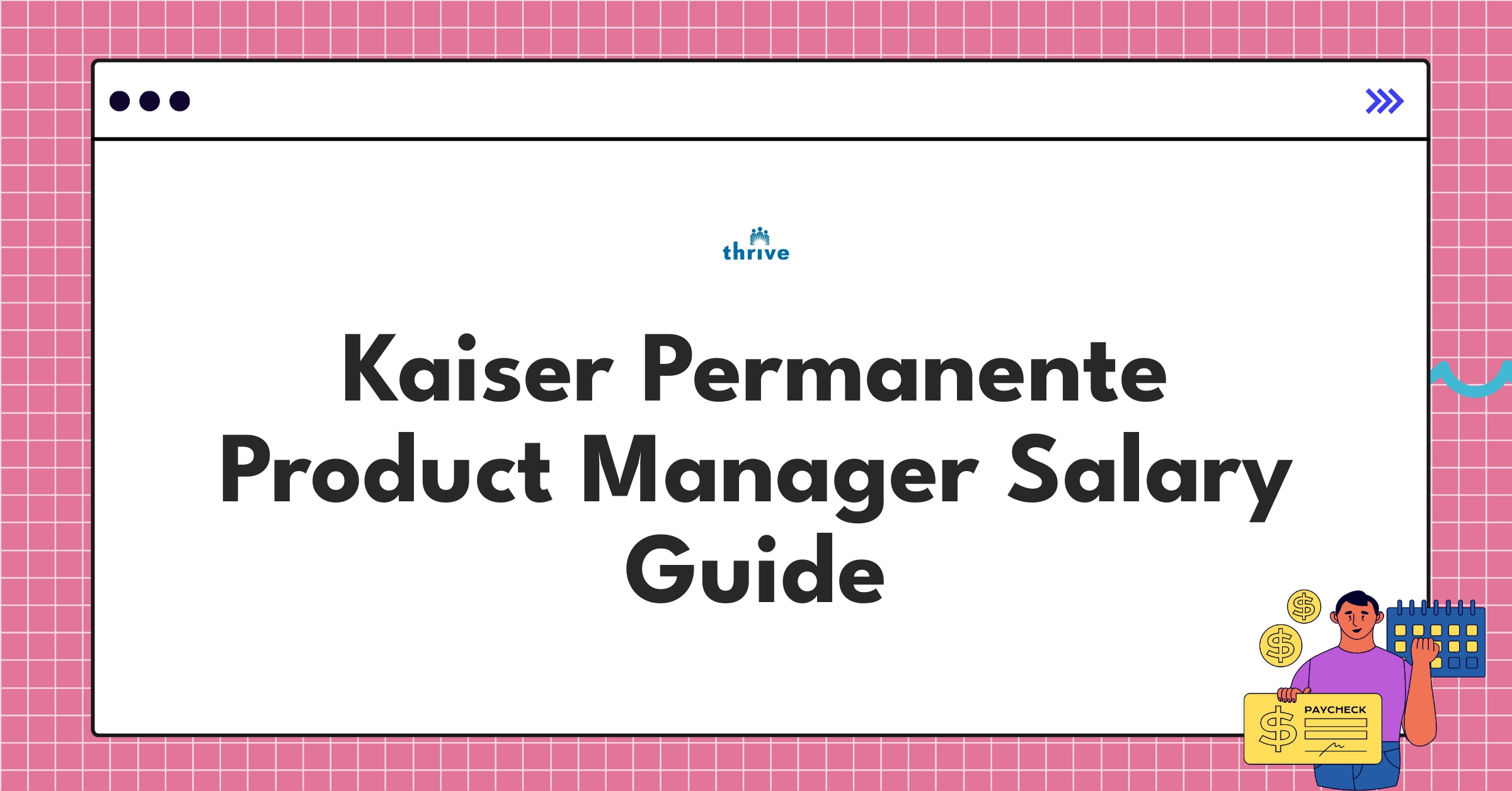 Infographic showing Kaiser Permanente Product Manager salary ranges and compensation breakdown for 2025