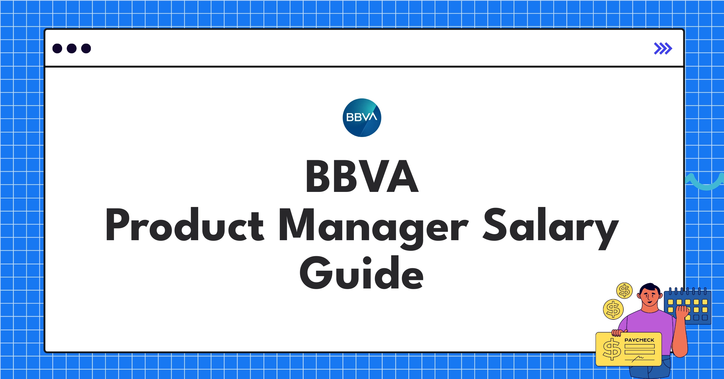 BBVA Product Manager compensation breakdown chart showing salary components and career levels