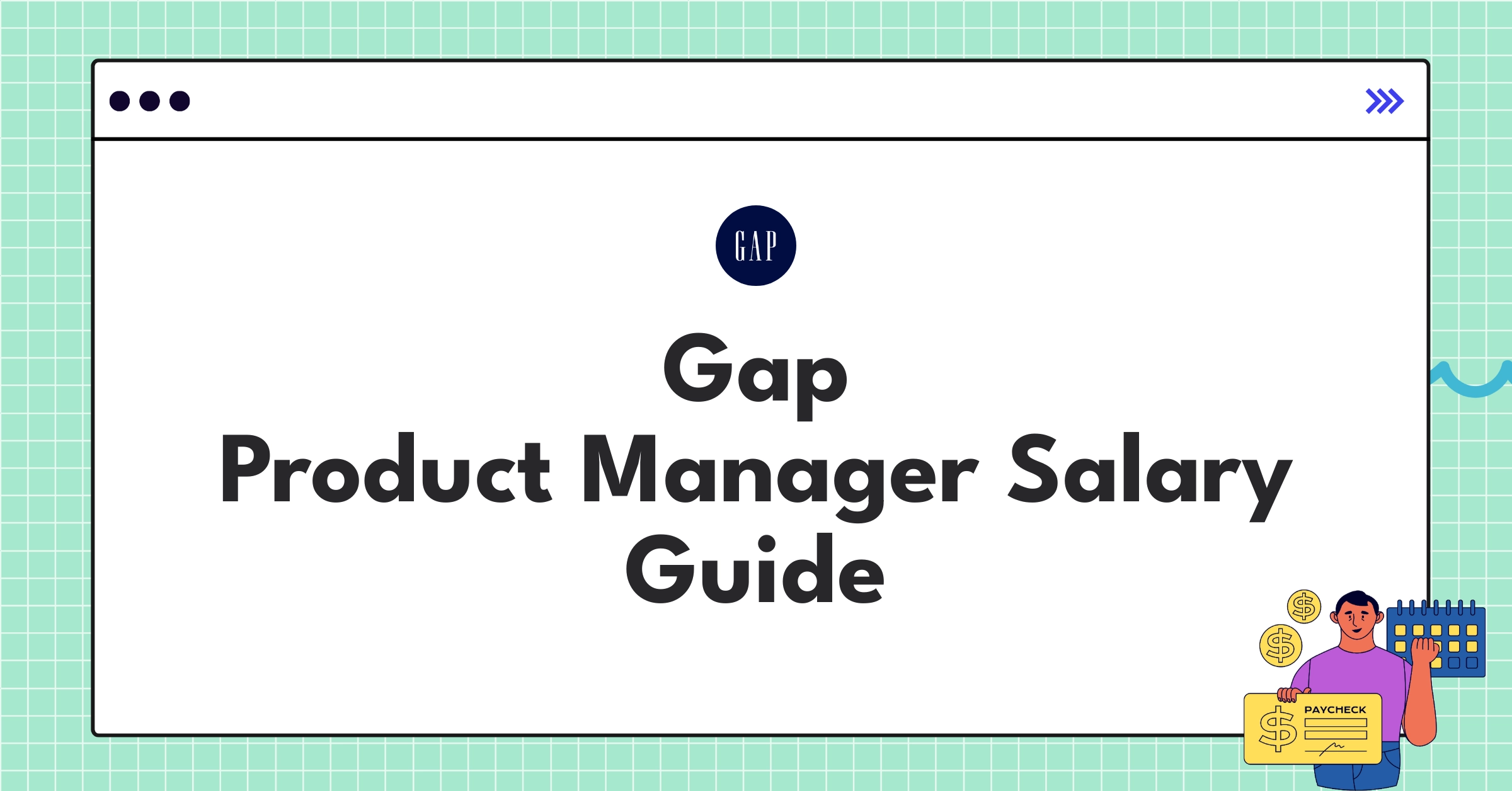 Detailed infographic showing Gap product manager salary components and compensation structure for 2025