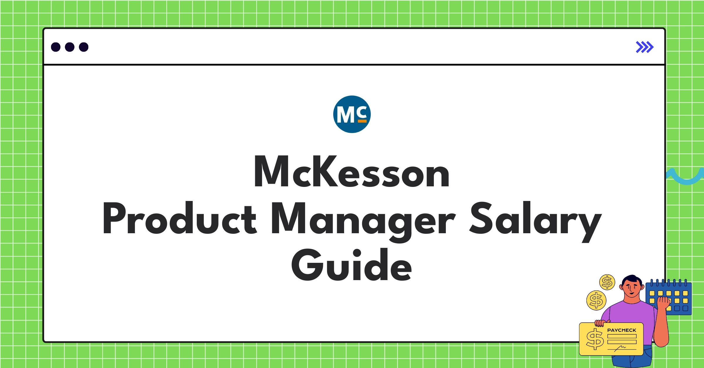 McKesson Product Manager salary structure chart showing compensation components for different experience levels