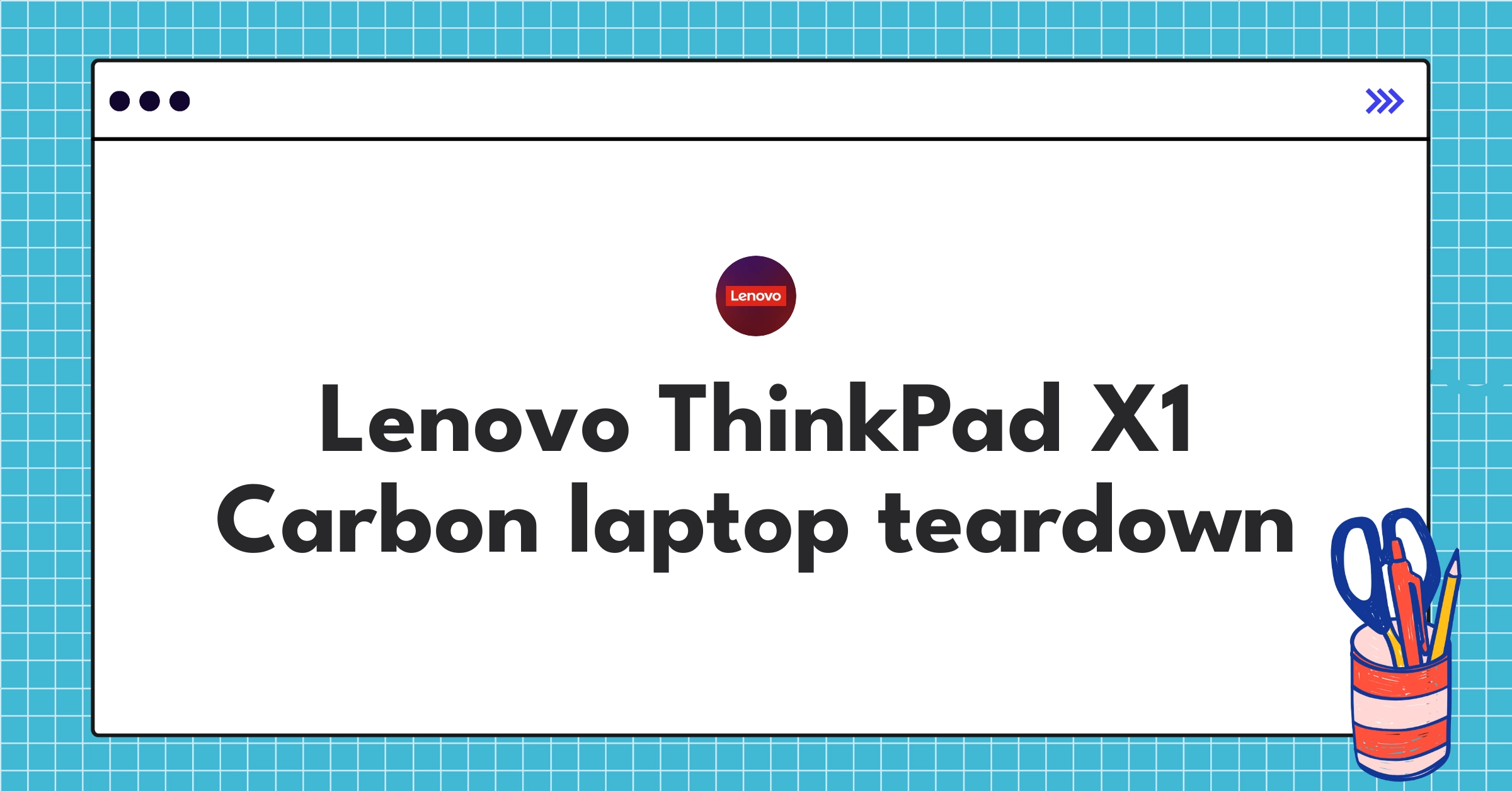 Lenovo ThinkPad X1 Carbon components displayed for product teardown analysis of business laptop