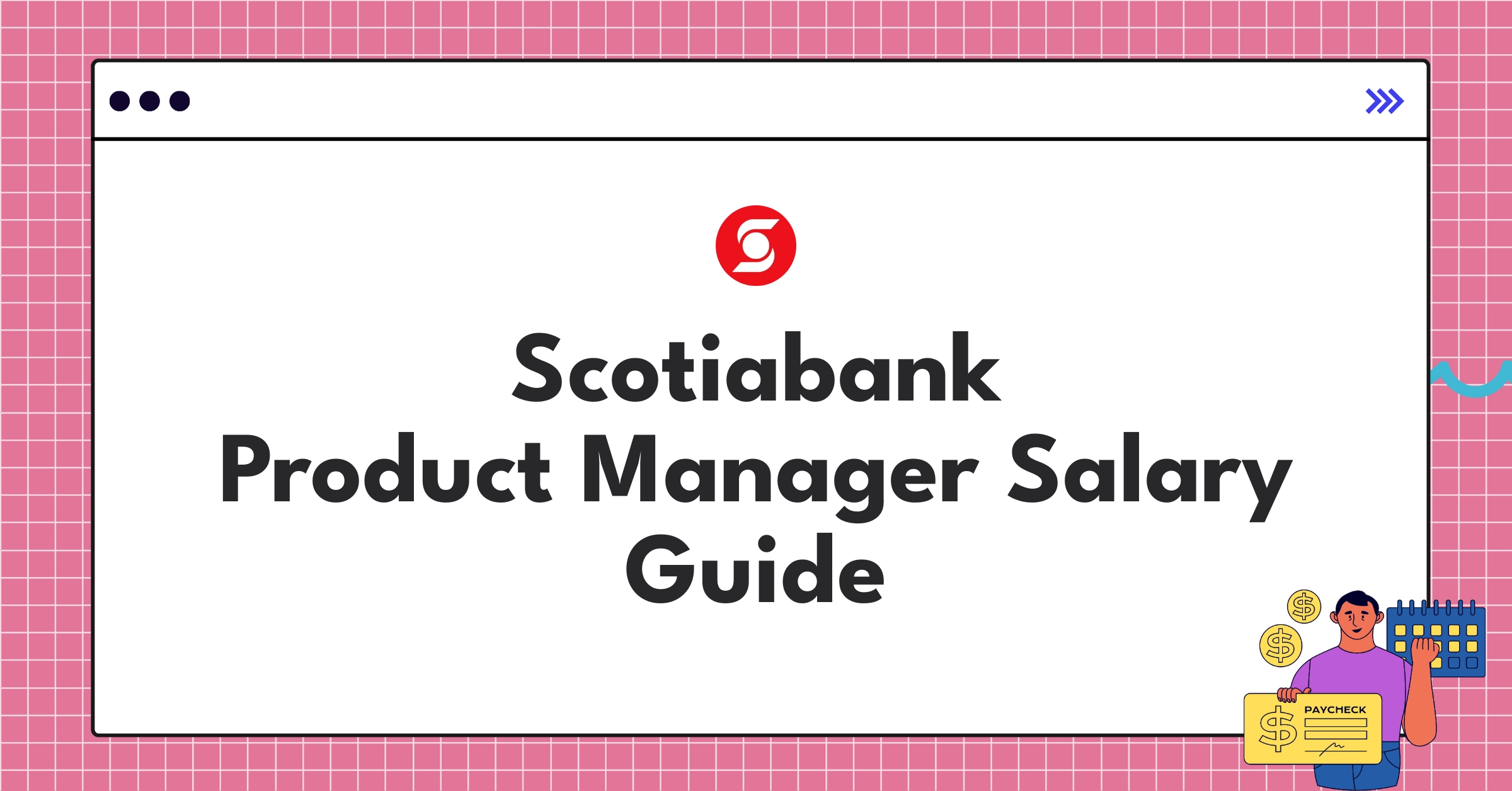 Infographic showing Scotiabank Product Manager salary components and compensation structure for 2025