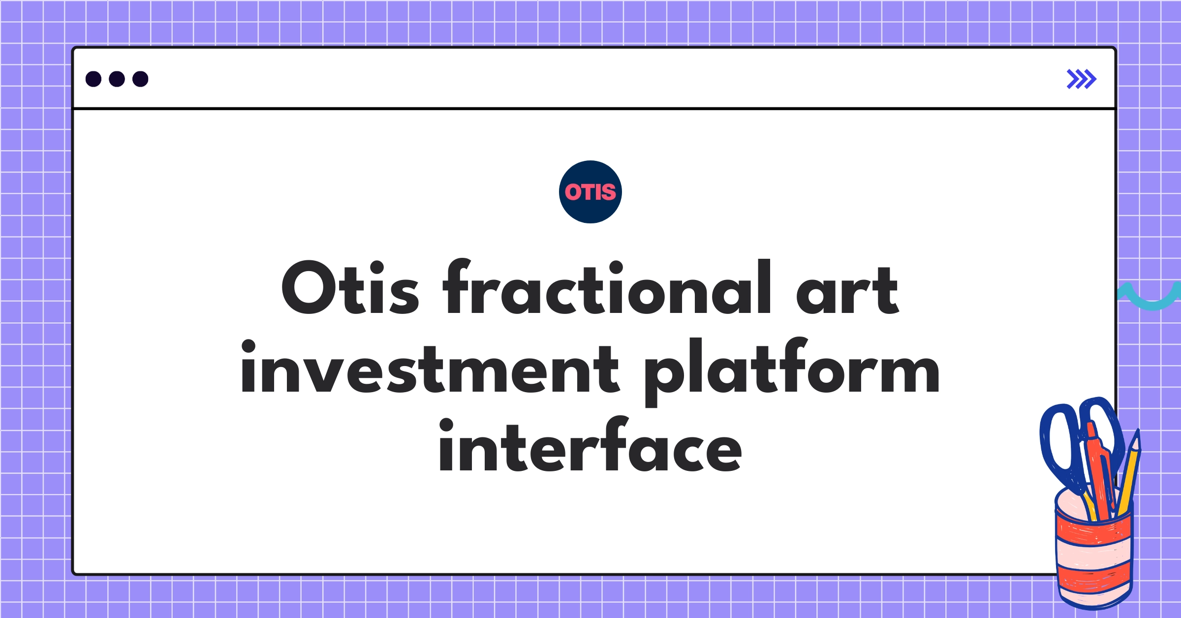 Otis product interface showcasing fractional ownership of high-value artworks through blockchain technology
