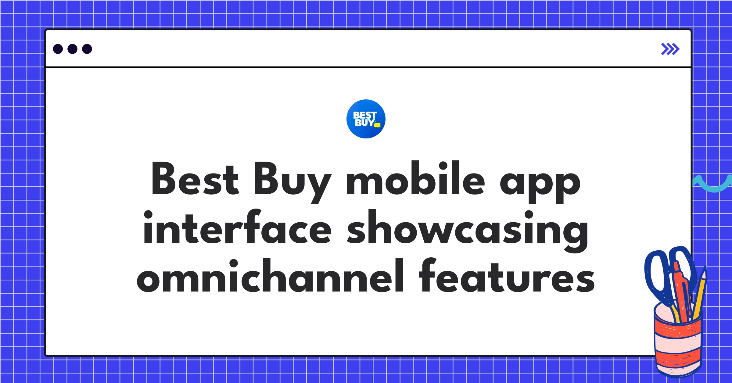 Best Buy mobile app screenshot highlighting key features for seamless online and in-store shopping experience