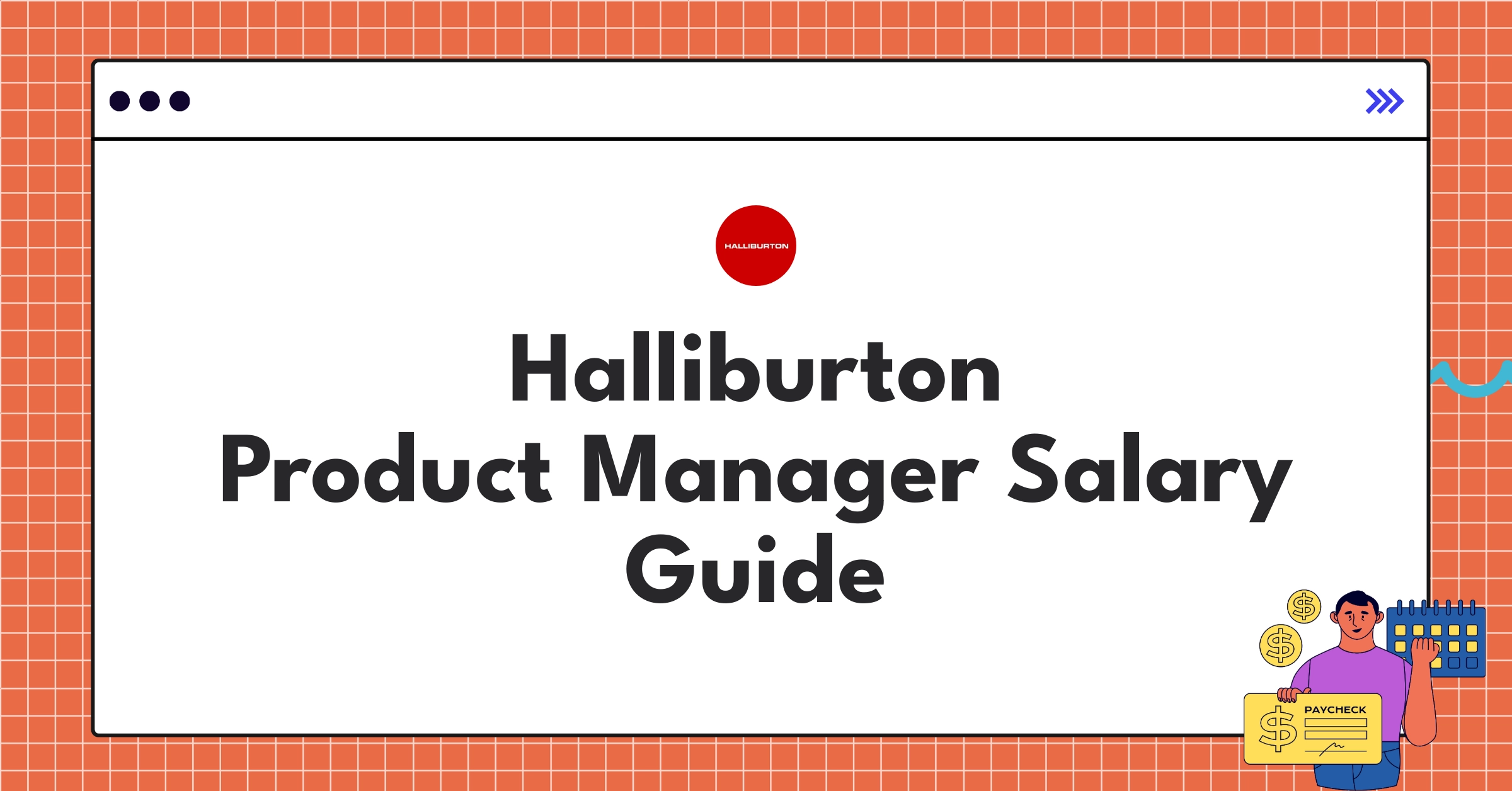 Halliburton Product Manager salary breakdown chart showing compensation components in the energy sector
