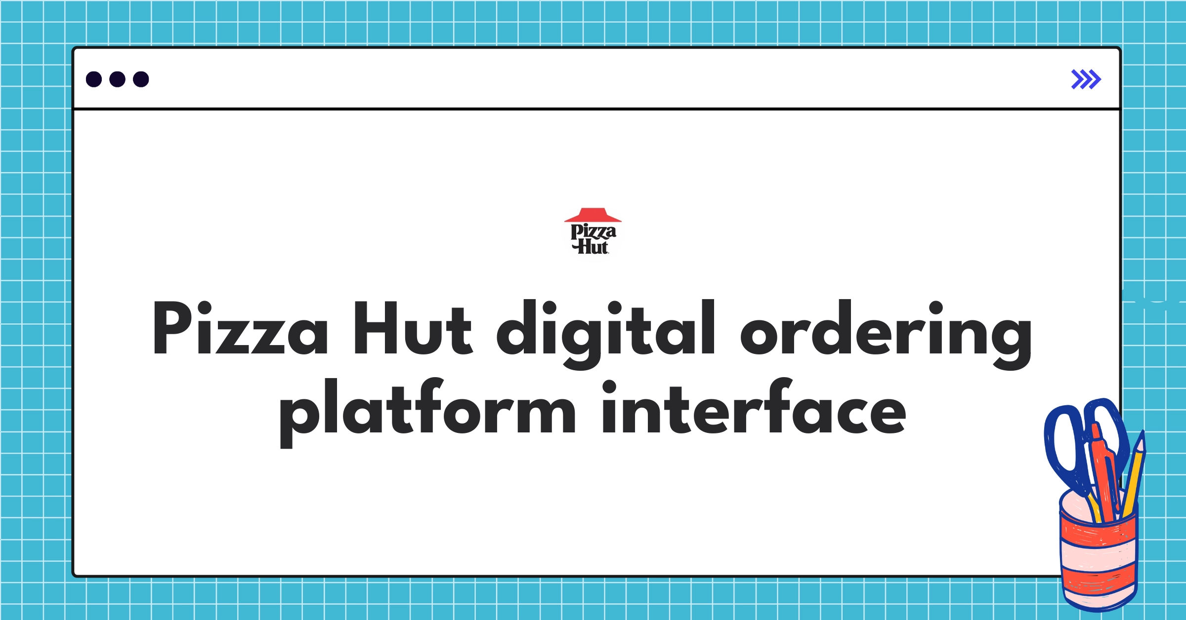 Pizza Hut's digital ordering platform showcasing personalized menu and omnichannel integration