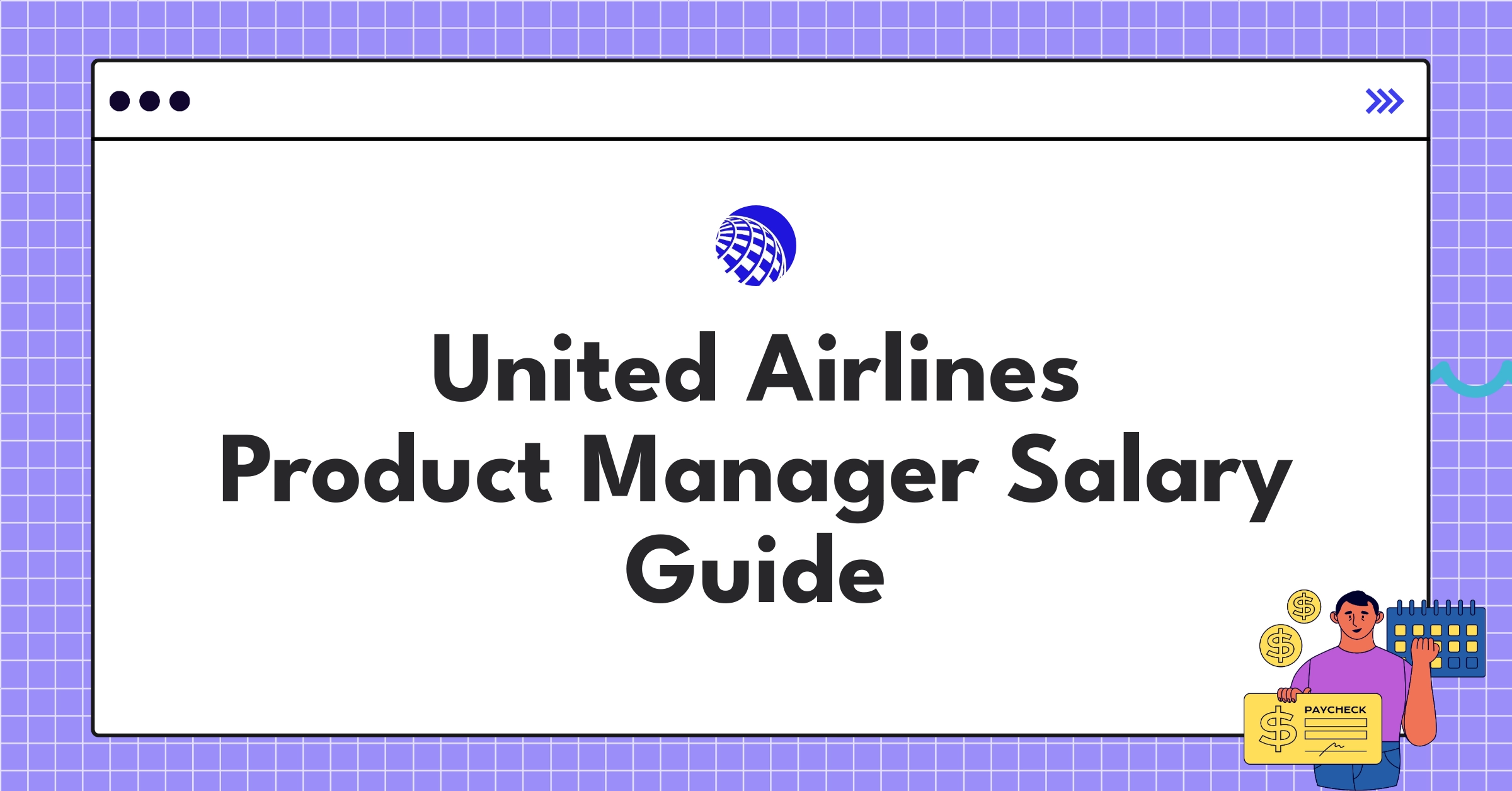 United Airlines Product Manager salary ranges and compensation structure infographic for 2025