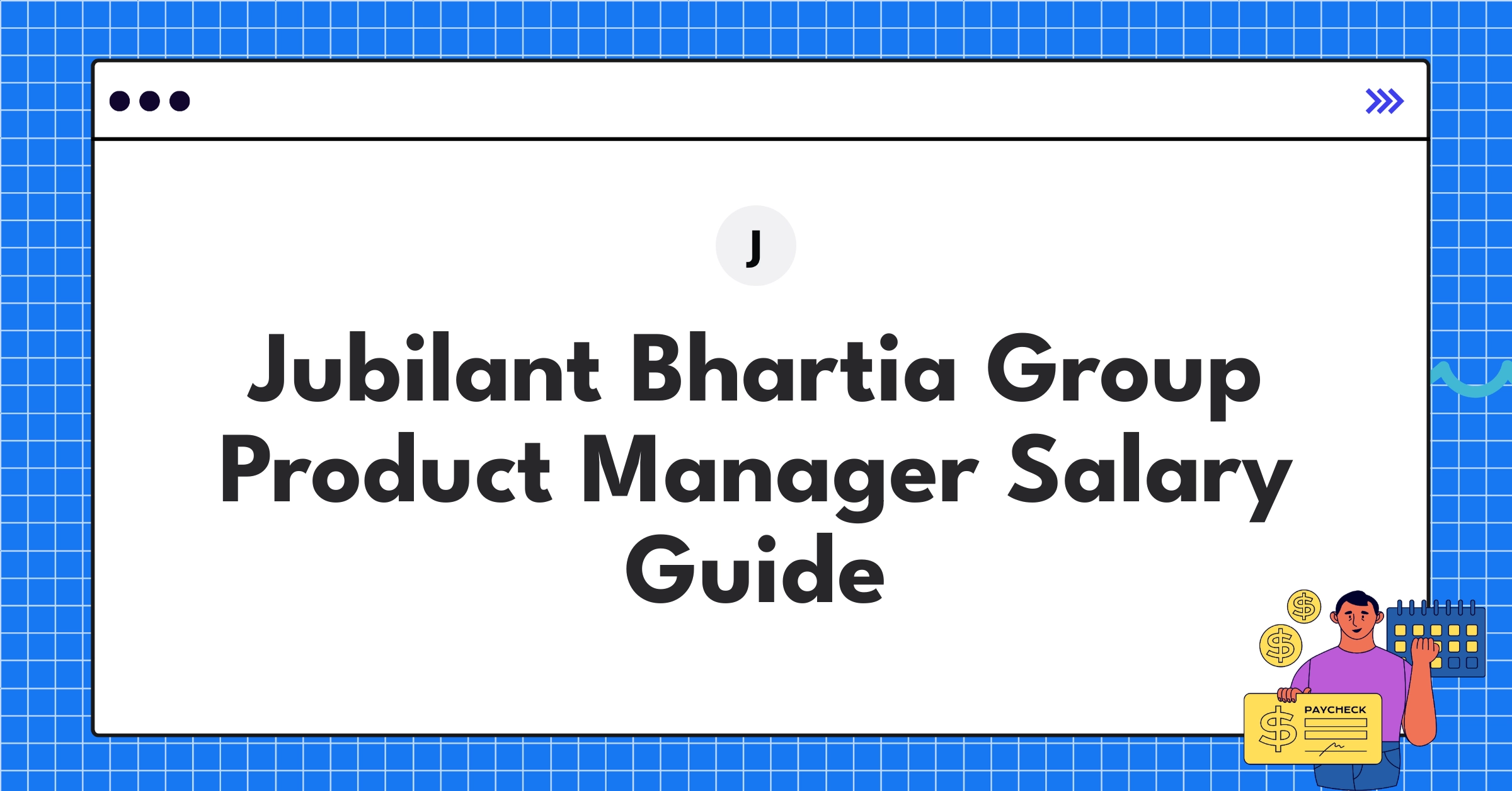 Infographic showing Jubilant Bhartia Group product manager salary ranges and compensation structure for 2025