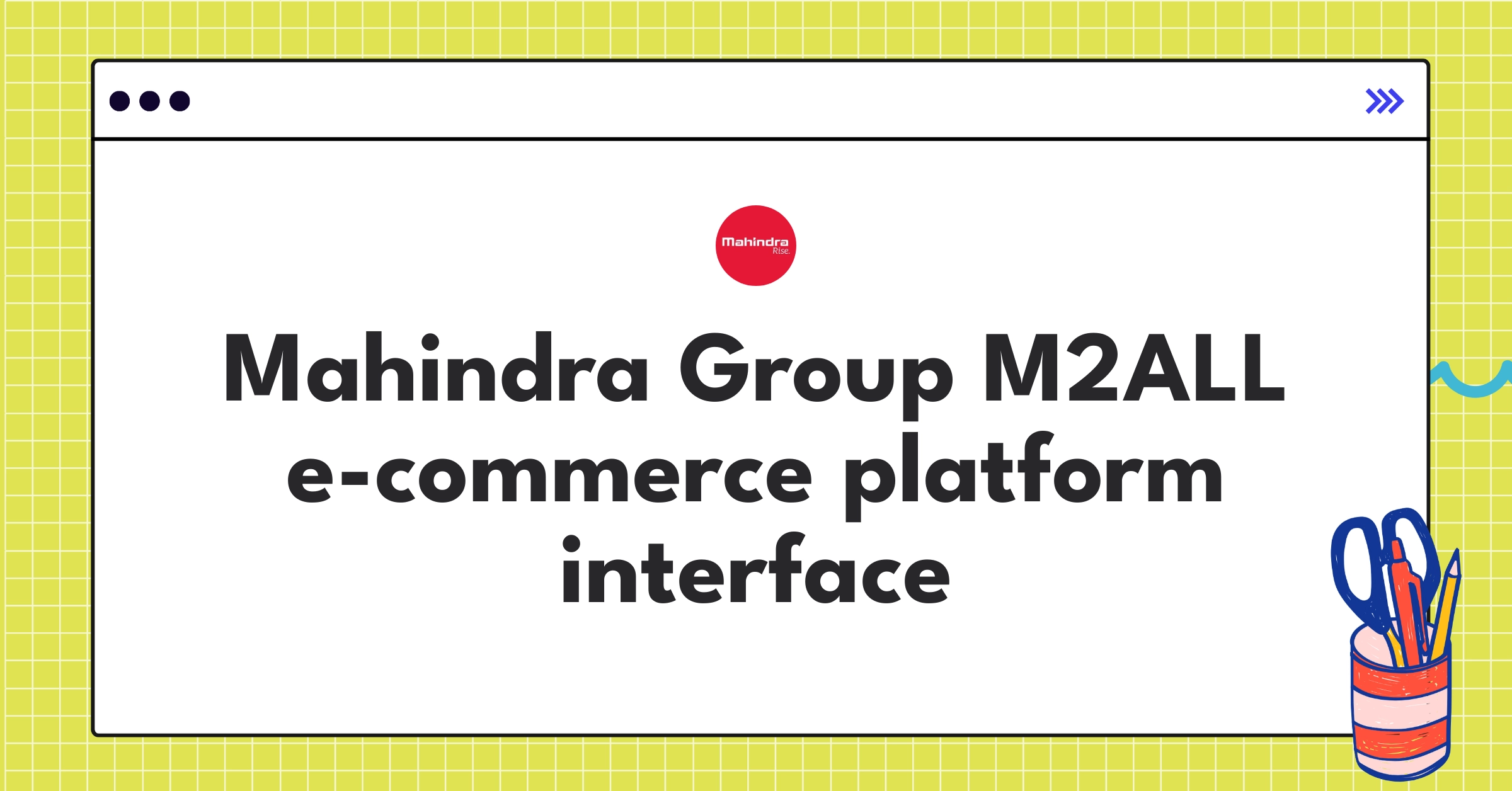 Mahindra Group M2ALL e-commerce platform showcasing diverse product offerings and personalized user experience