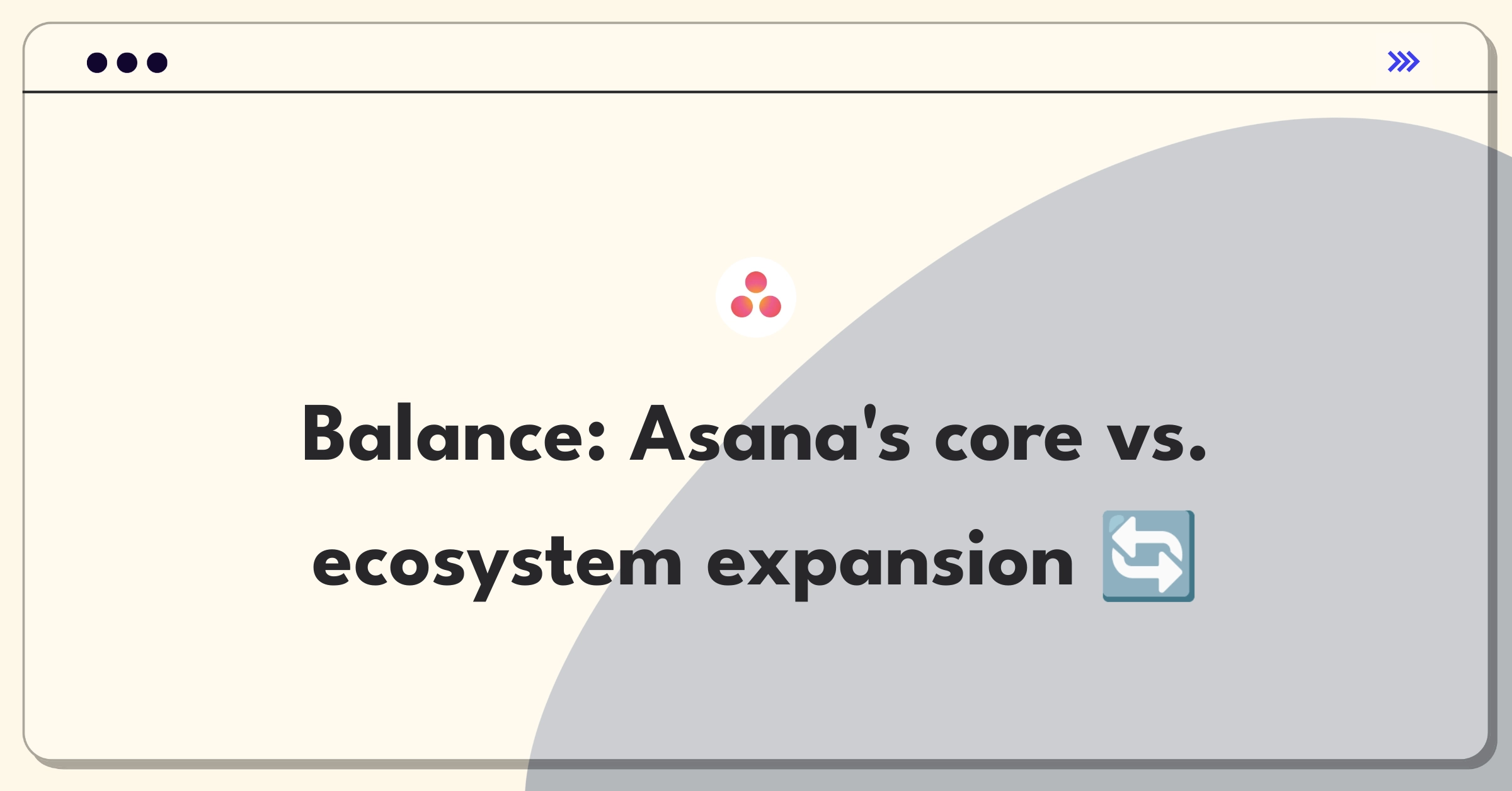 Product Management Trade-off Question: Asana feature prioritization between integrations and core task management