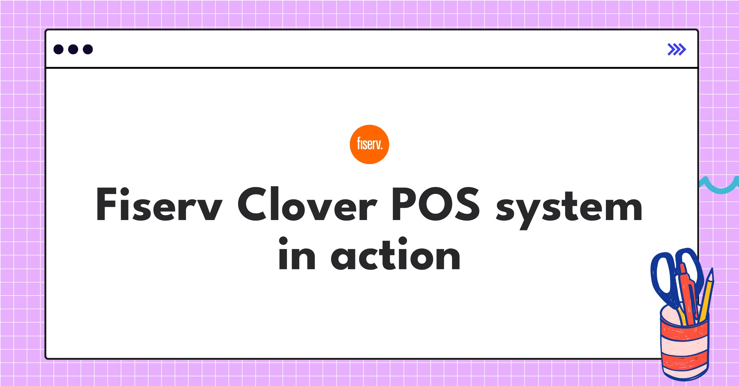Fiserv Clover POS terminal displaying user-friendly interface for small business payment processing