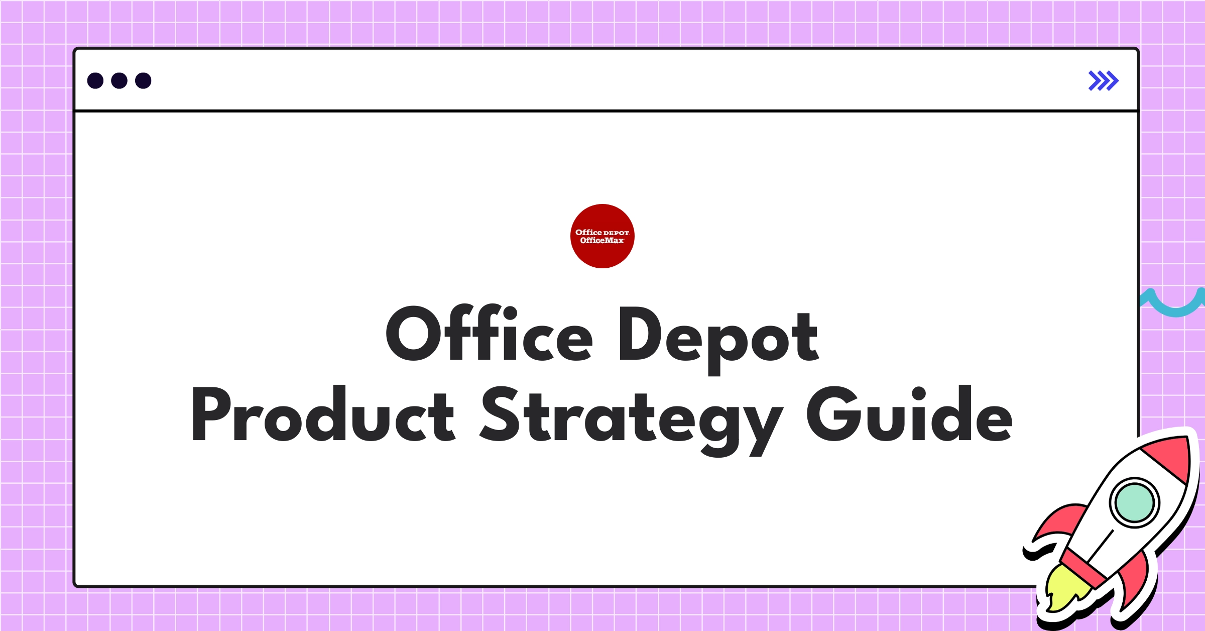 Office Depot logo with icons representing digital channels, B2B solutions, and subscription models