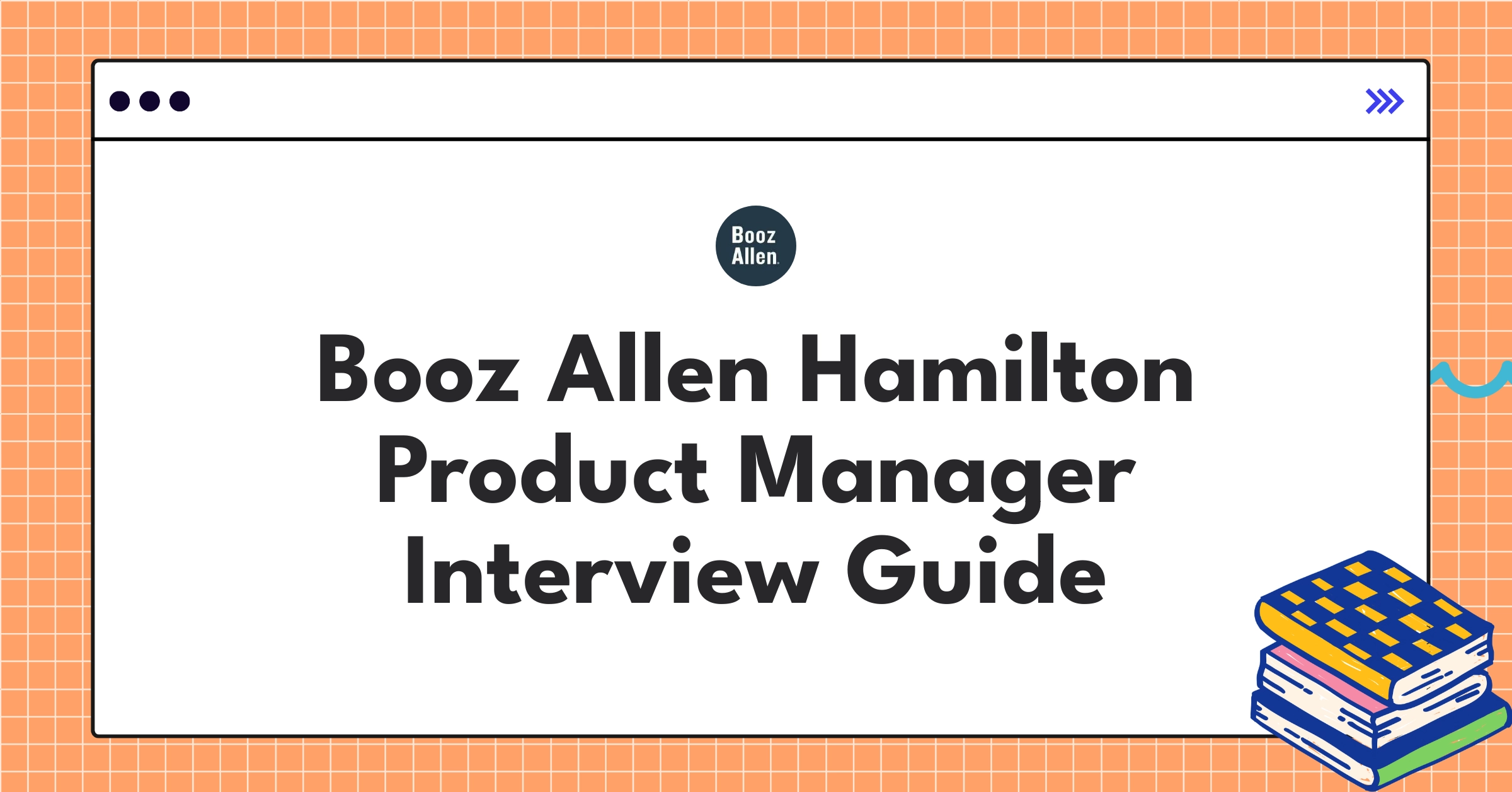 Booz Allen Hamilton product manager interview stages flowchart with AI and cybersecurity focus