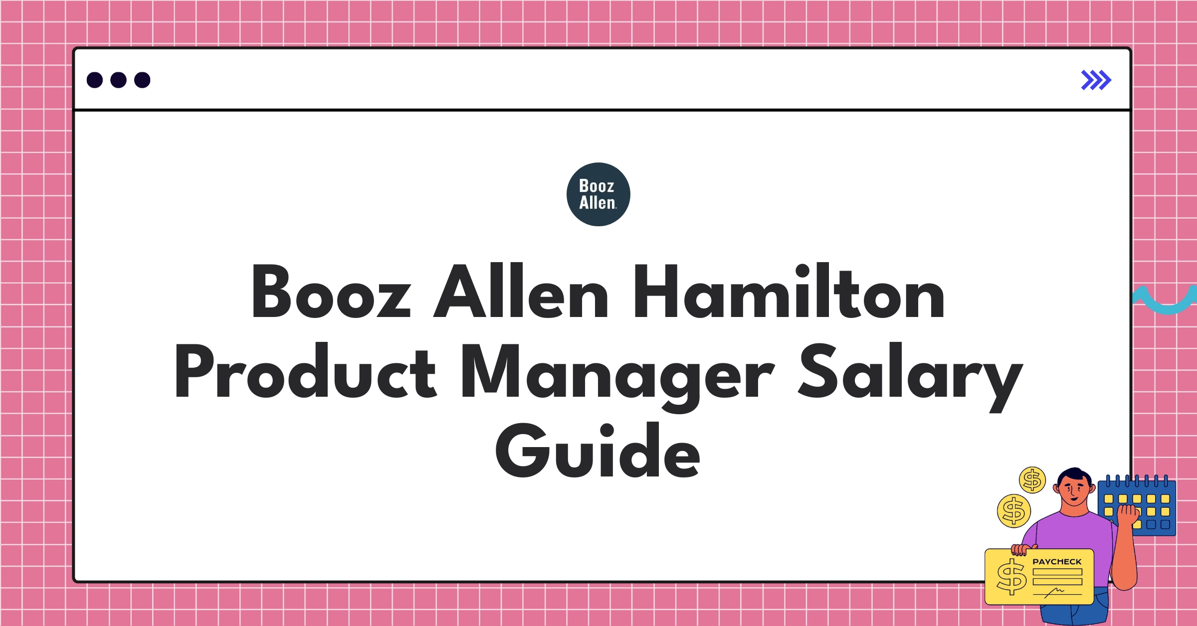 Booz Allen Hamilton Product Manager salary structure and career progression chart for 2025