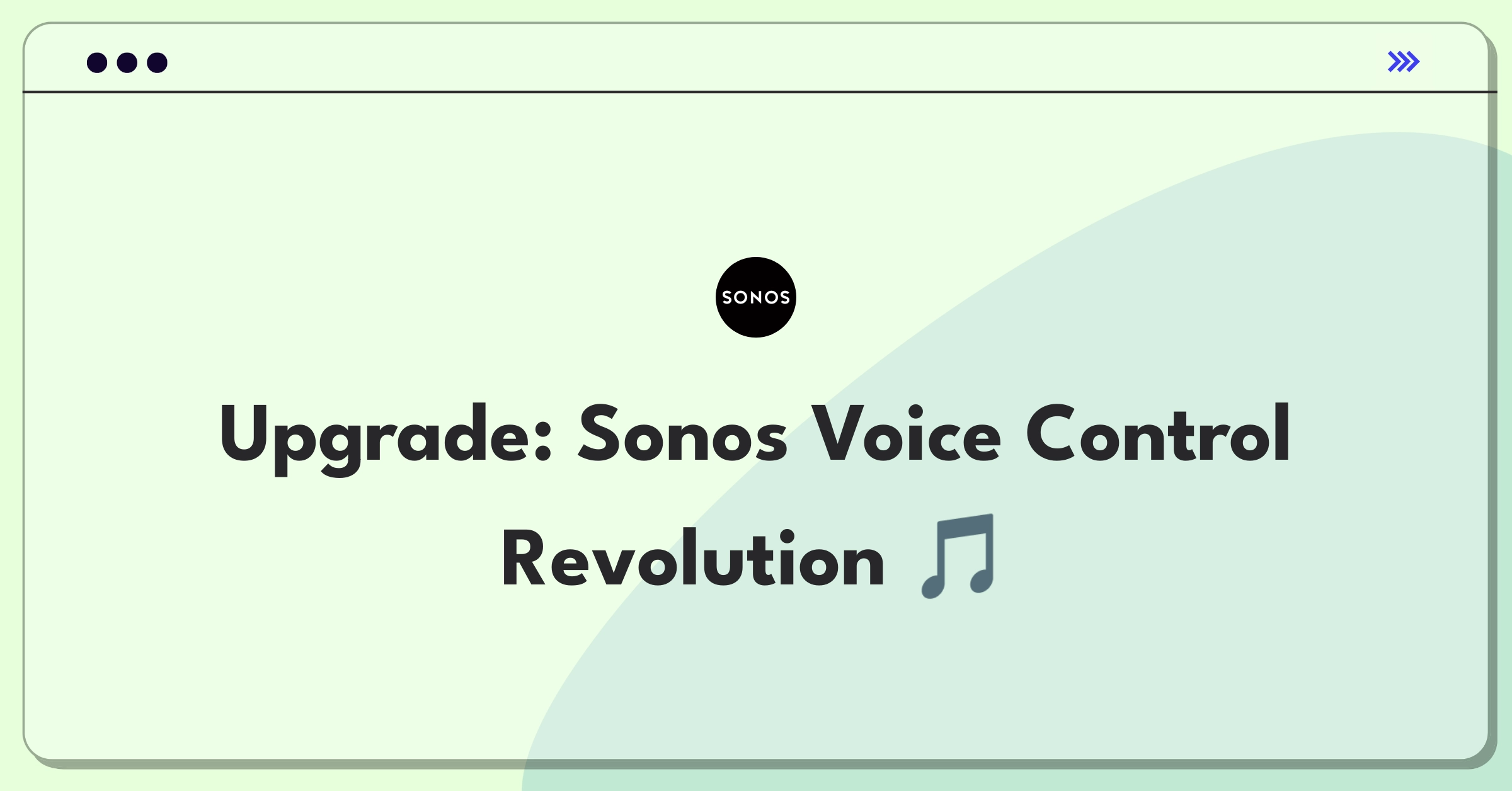 Product Management Improvement Question: Enhancing voice control for Sonos speakers