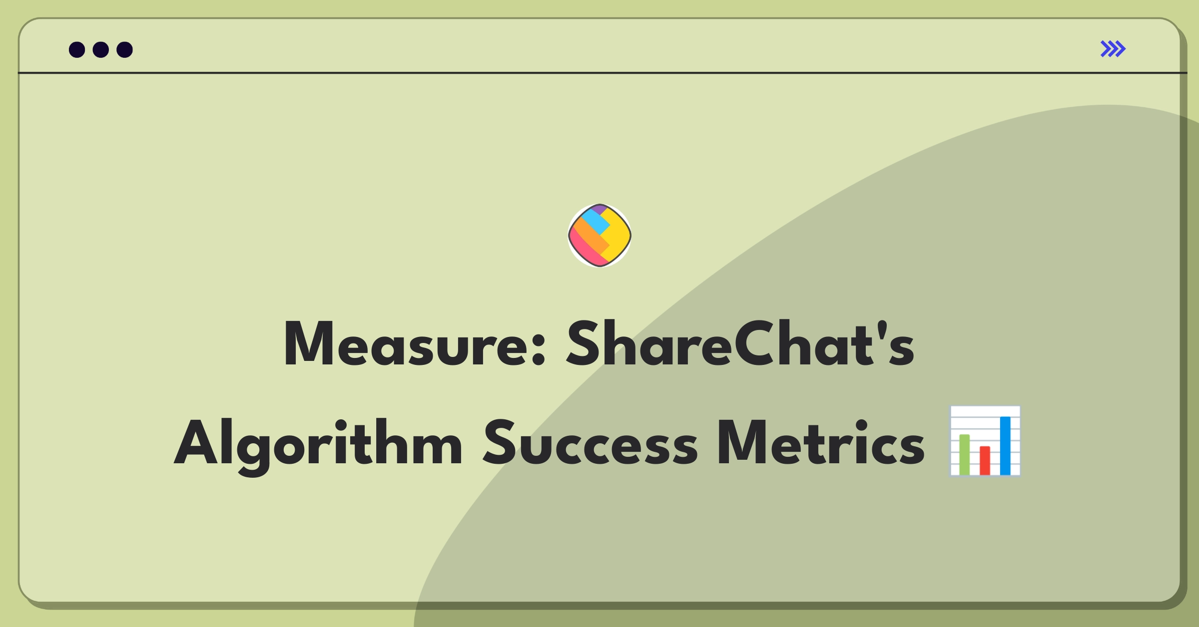 Product Management Analytics Question: Measuring success of ShareChat's content recommendation algorithm using engagement metrics