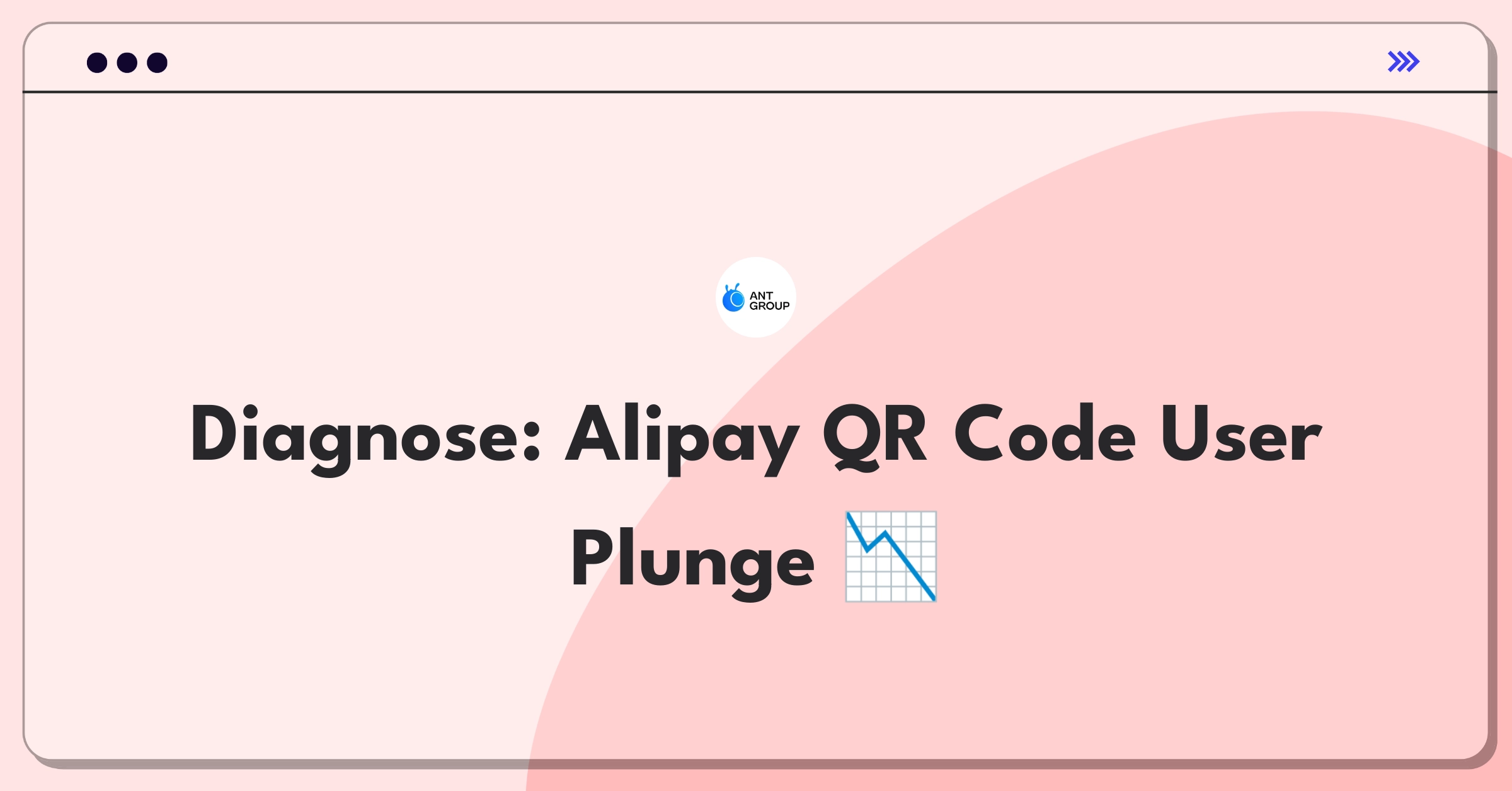 Product Management Root Cause Analysis Question: Investigating sudden drop in Alipay QR code payment users