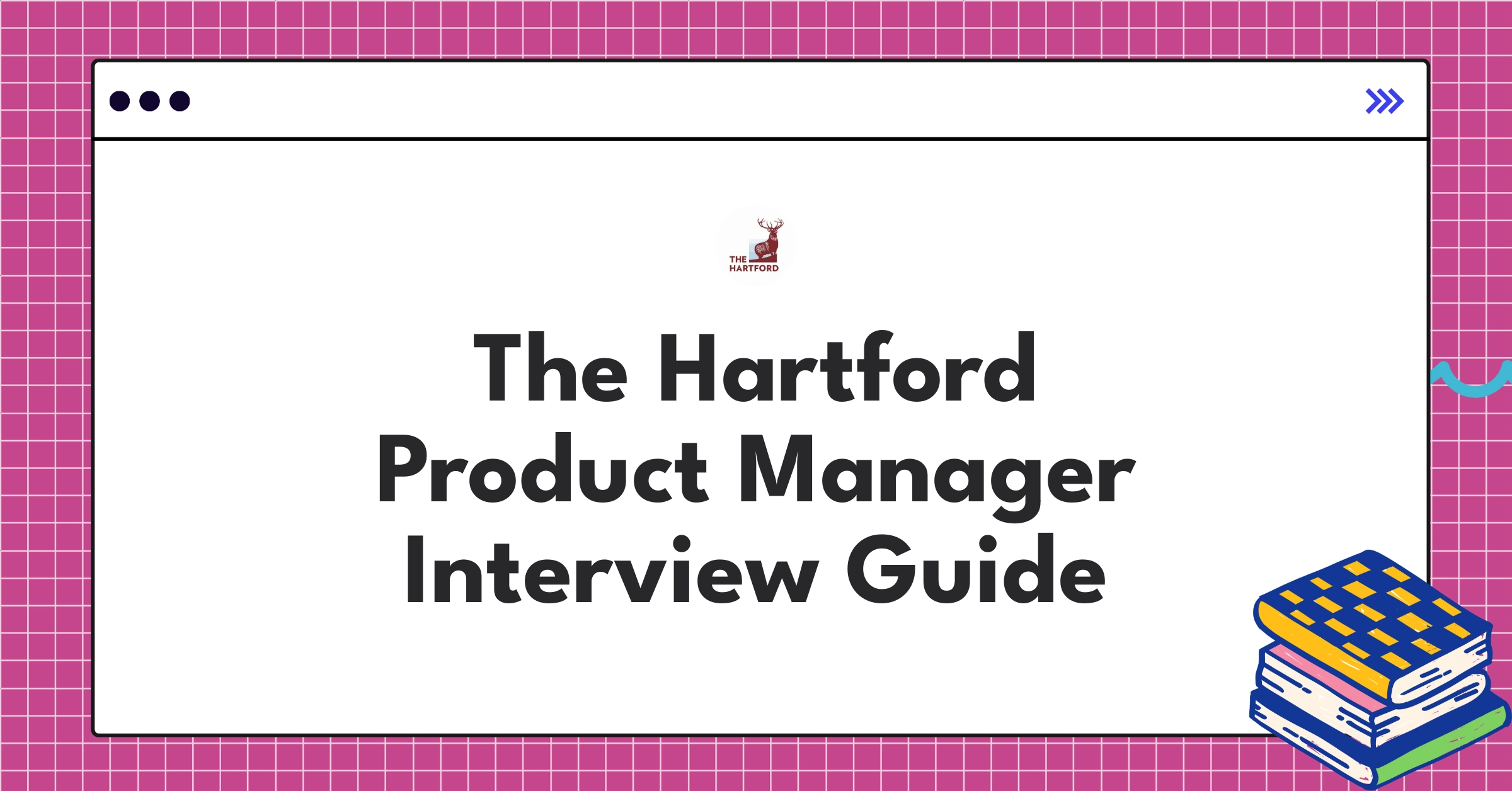 The Hartford logo with product management icons representing digital transformation in insurance industry