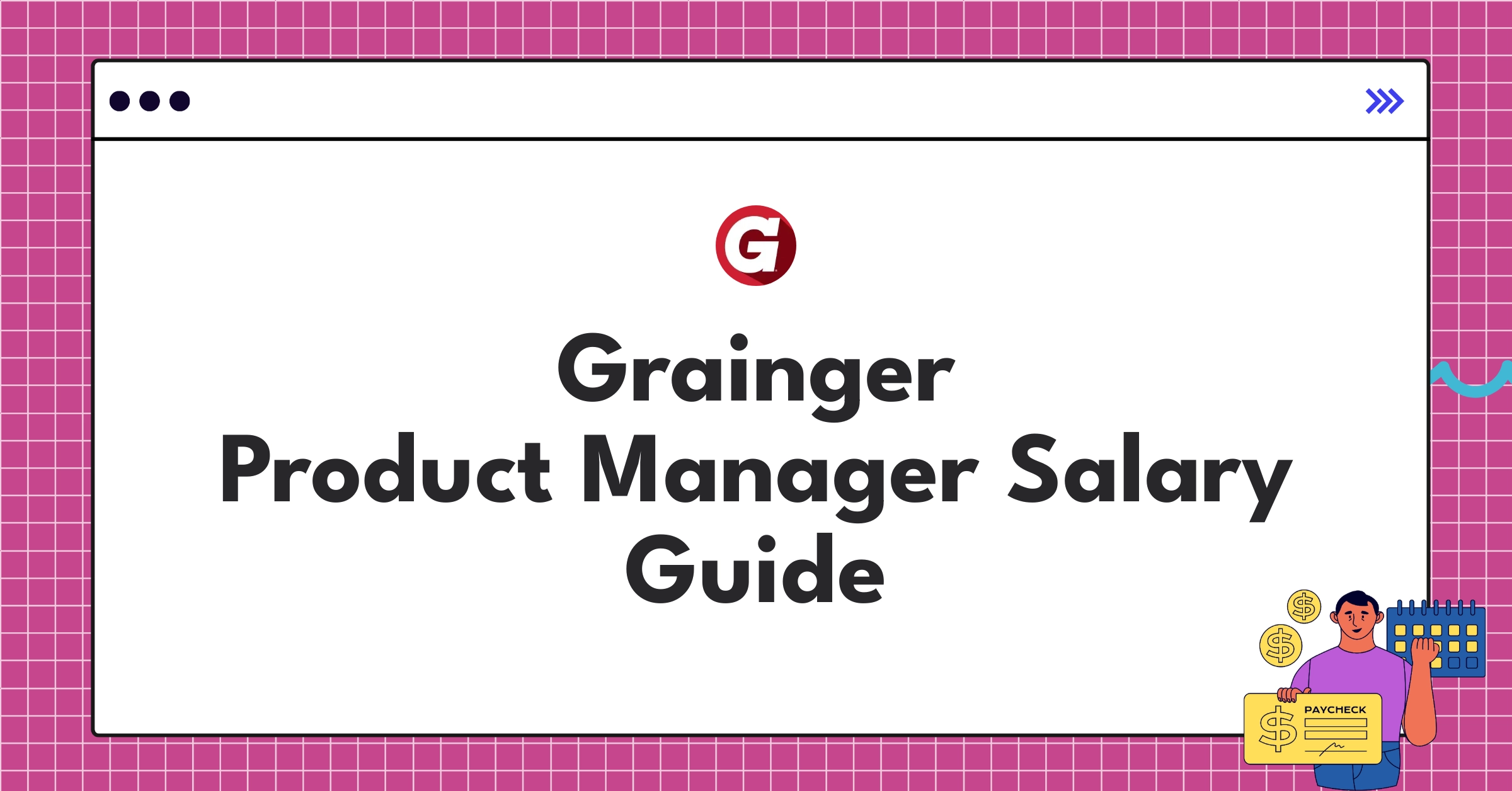Grainger product manager compensation chart showing salary ranges and career progression for 2025