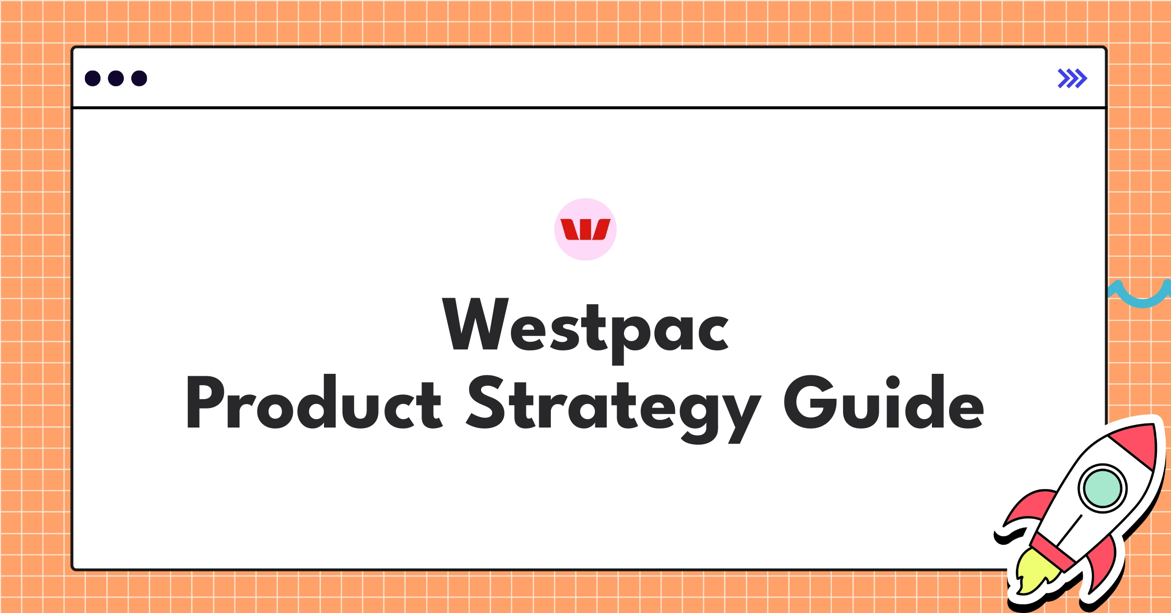 Westpac's product strategy infographic highlighting AI, open banking, and sustainable finance initiatives