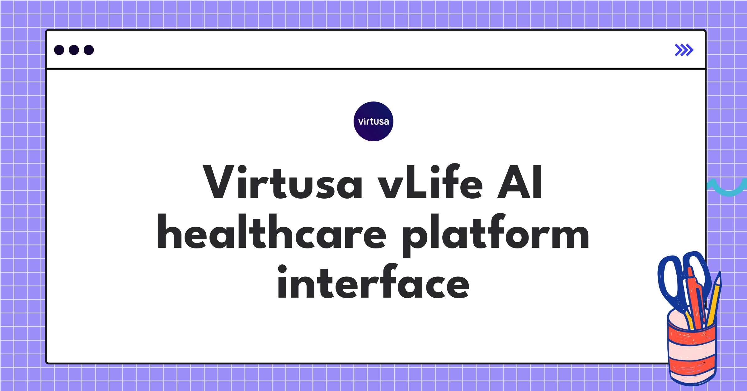 Virtusa vLife AI-powered healthcare platform dashboard showcasing patient data and clinical insights