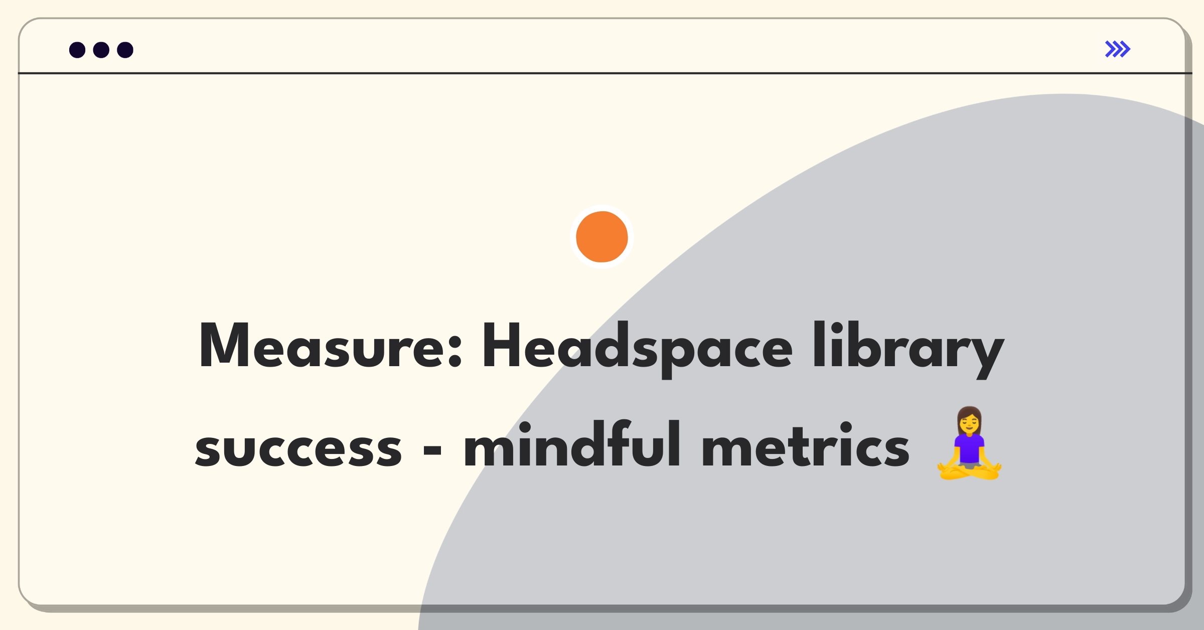 Product Management Analytics Question: Measuring success of Headspace's meditation library feature using engagement metrics