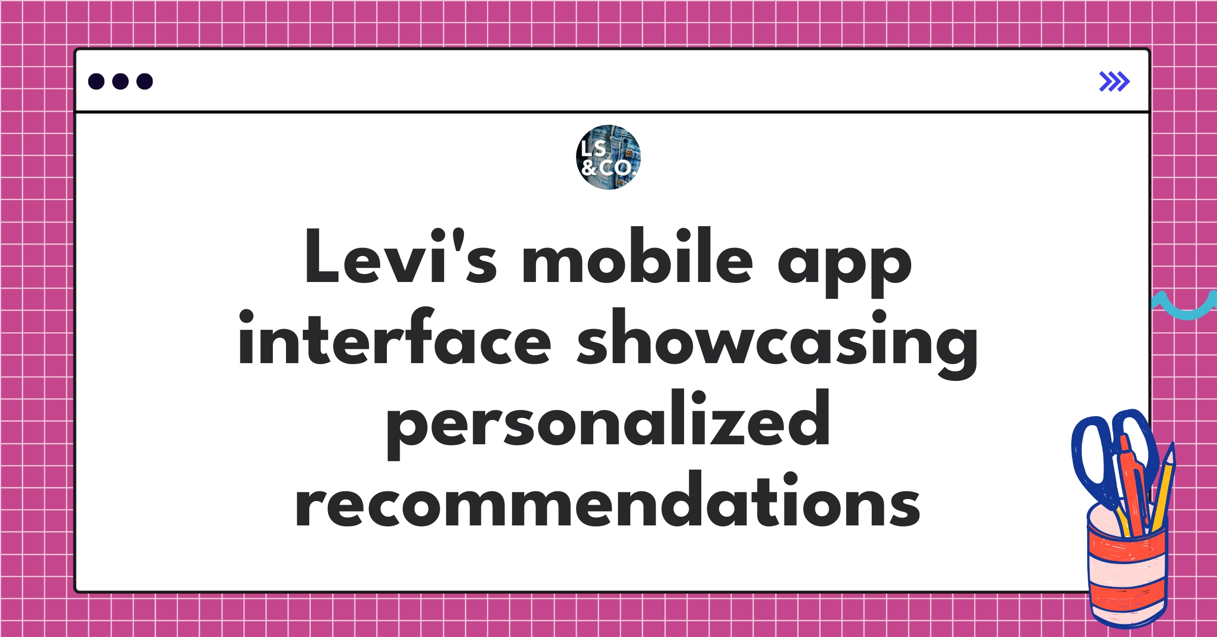 Levi's mobile app user interface displaying AI-powered personalized denim recommendations and virtual try-on feature