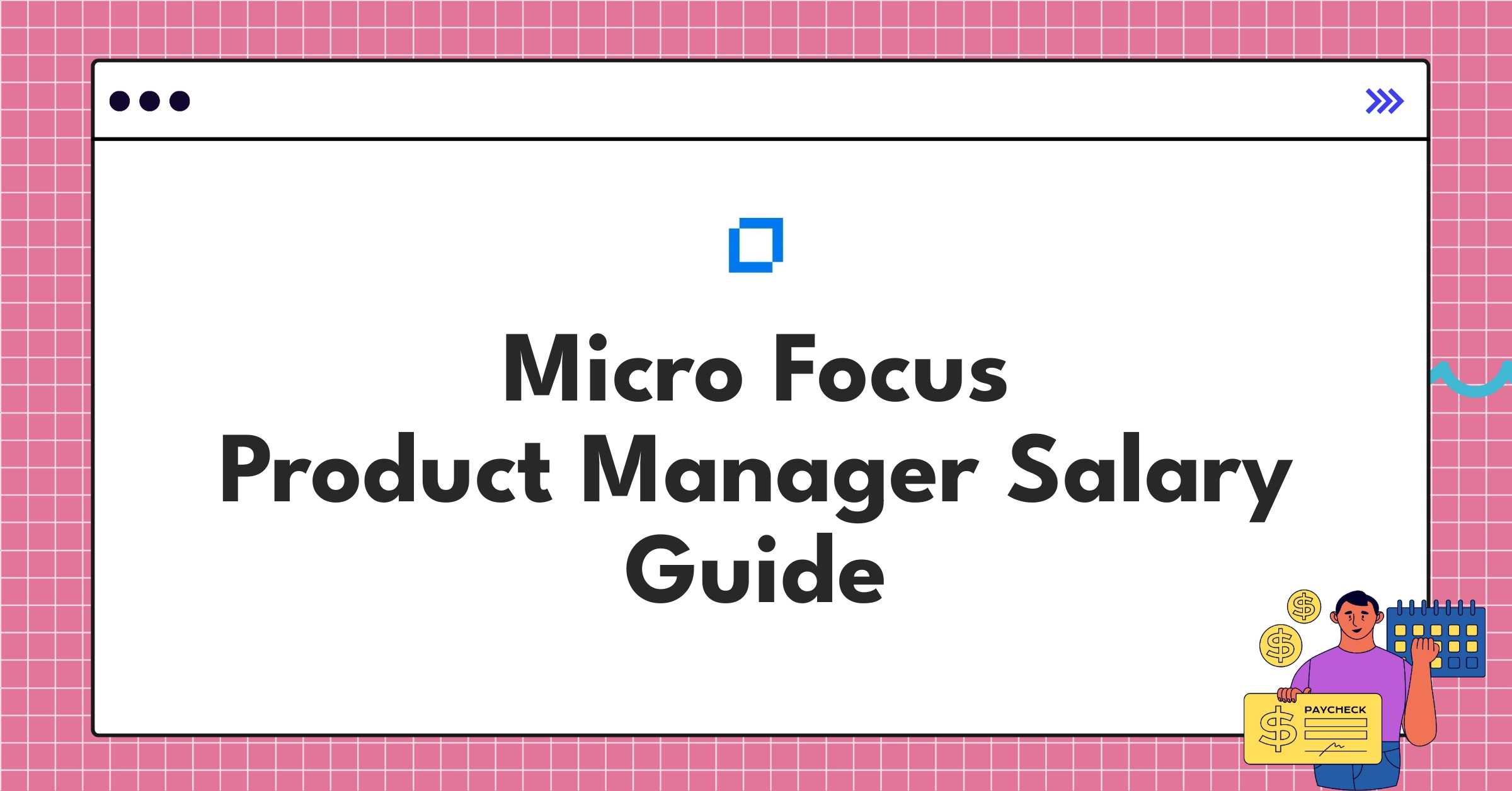 Infographic showing Micro Focus Product Manager salary components and ranges for 2025