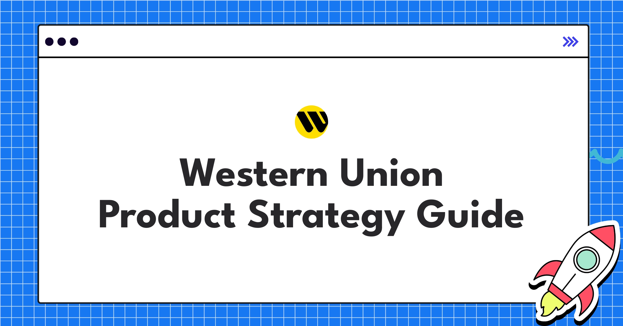 Western Union logo with digital icons representing financial services transformation and global reach