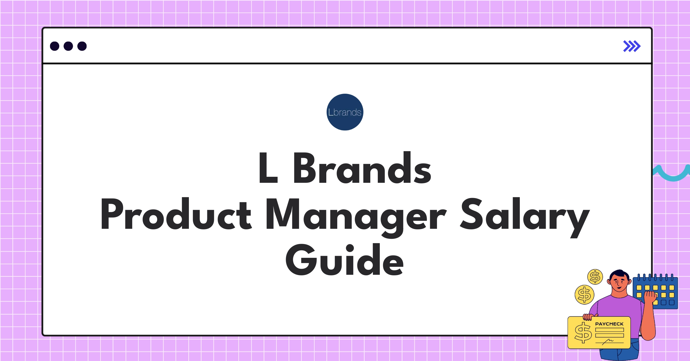 L Brands Product Manager salary breakdown chart showing base pay, bonuses, and equity compensation