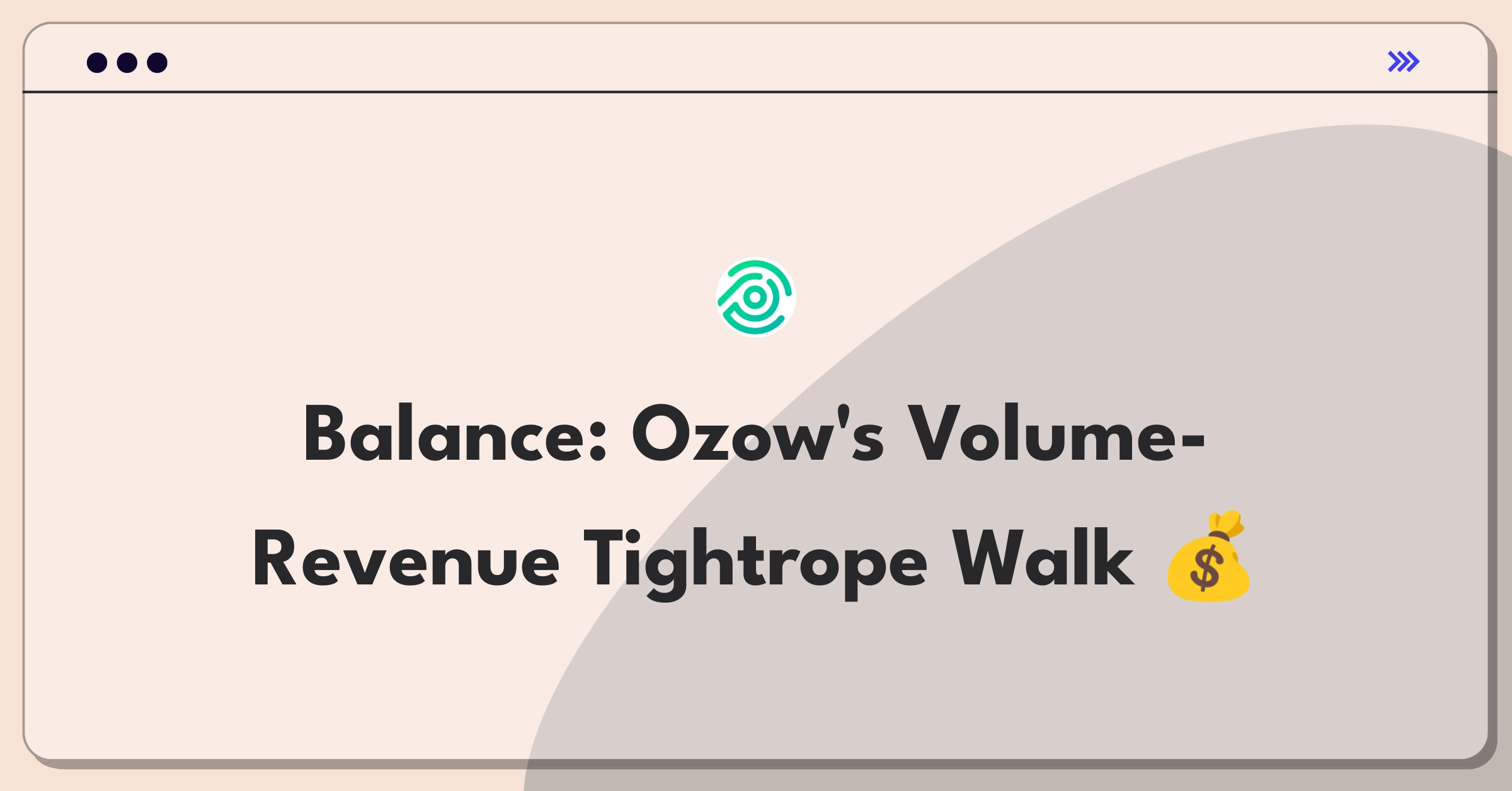 Product Management Trade-off Question: Balancing transaction volume and revenue for Ozow's growth strategy