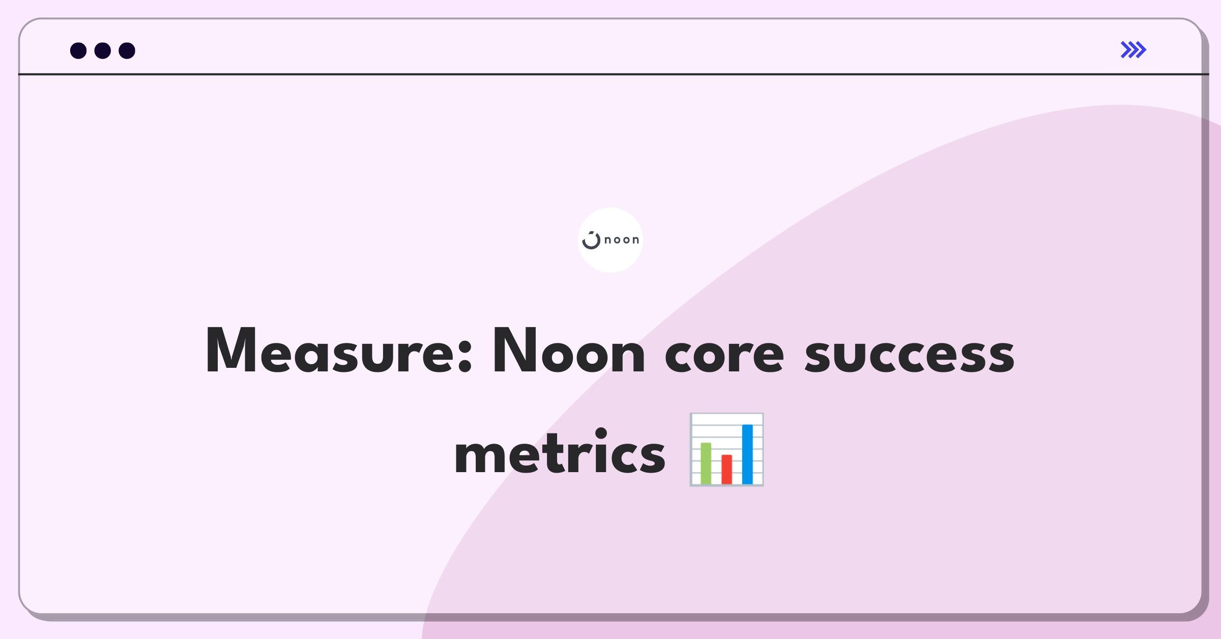 Product Management Metrics Question: Measuring success of Noon's core e-commerce feature