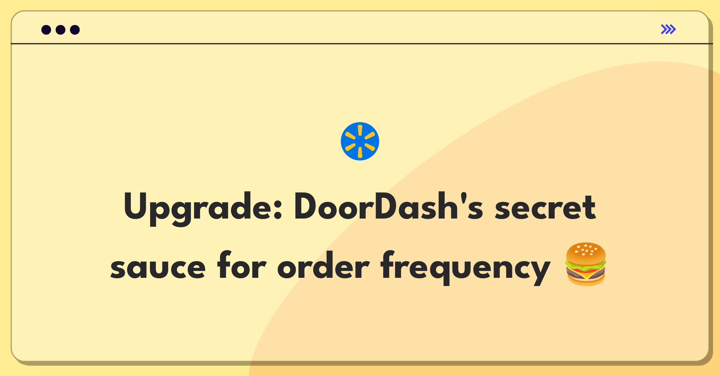 Product Management Improvement Question: DoorDash feature enhancement to boost order frequency