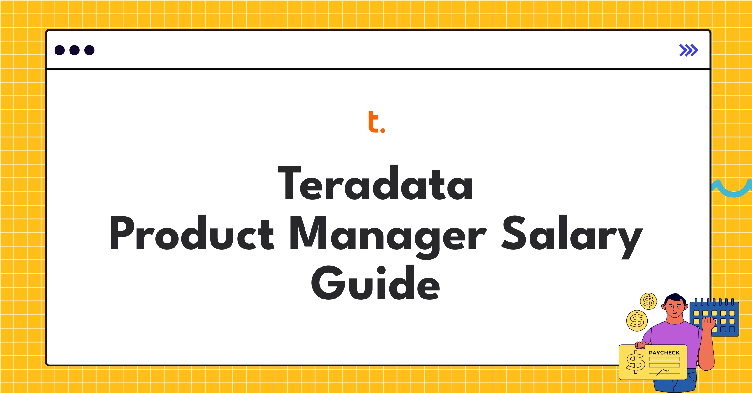 Infographic showing Teradata Product Manager salary ranges and compensation components for 2025