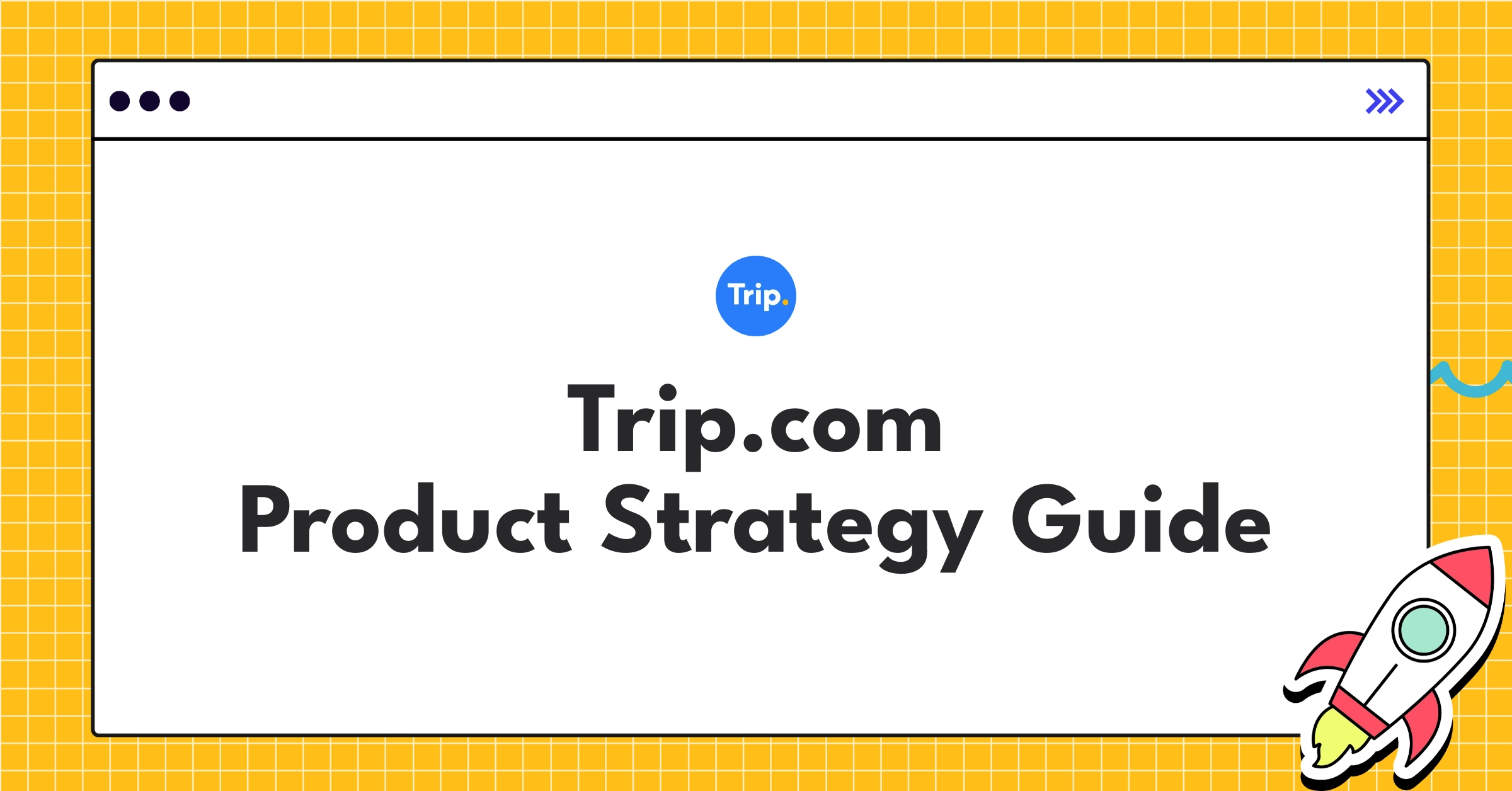 Trip.com product strategy infographic showcasing AI personalization, fintech expansion, and global partnerships