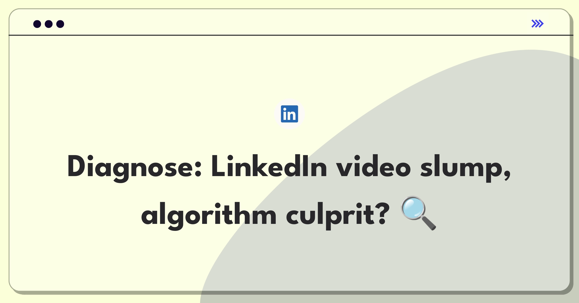 Product Management Root Cause Analysis Question: Investigating LinkedIn's video engagement decline through data analysis