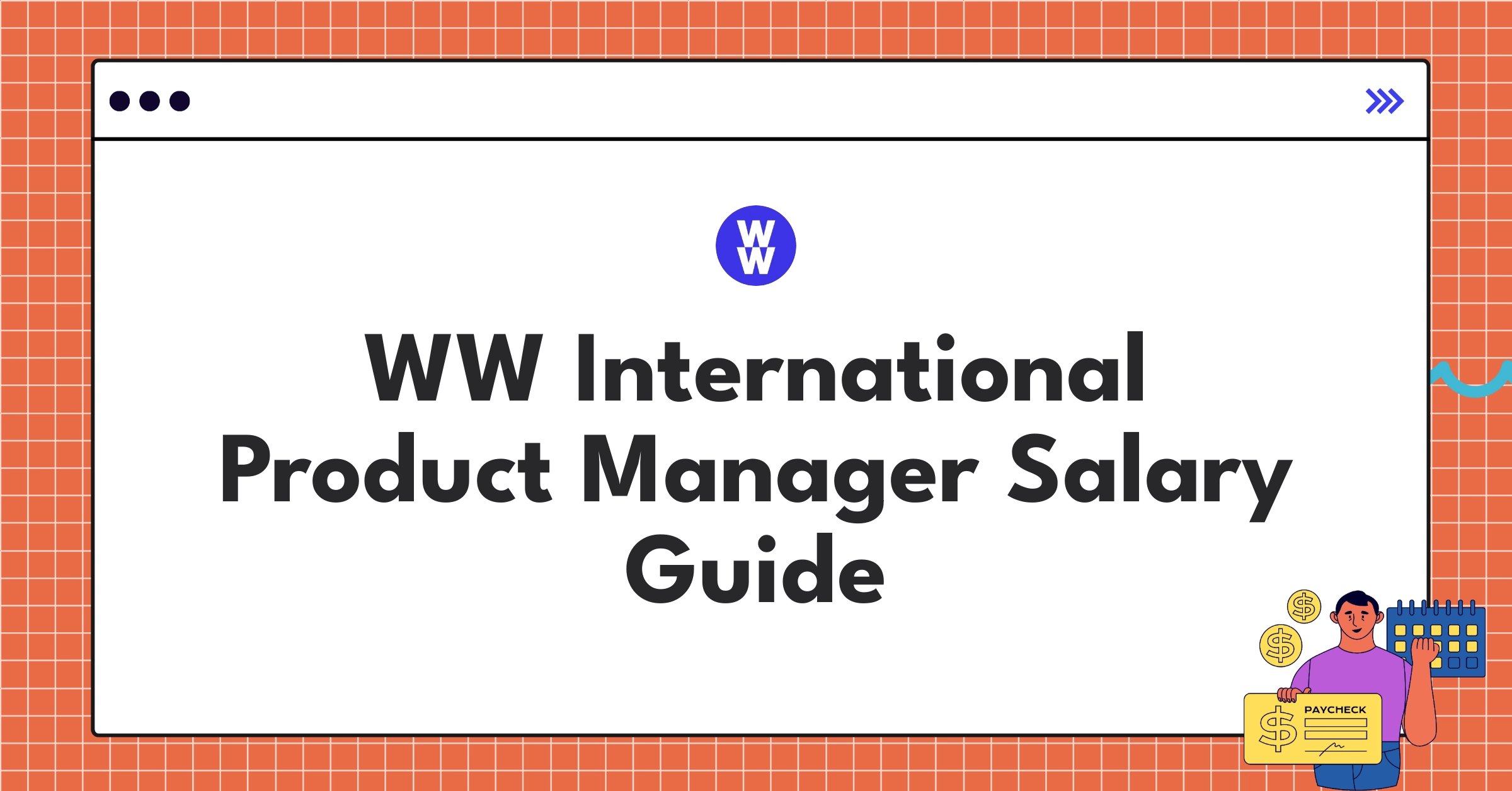 WW International Product Manager salary ranges and compensation components infographic for 2025